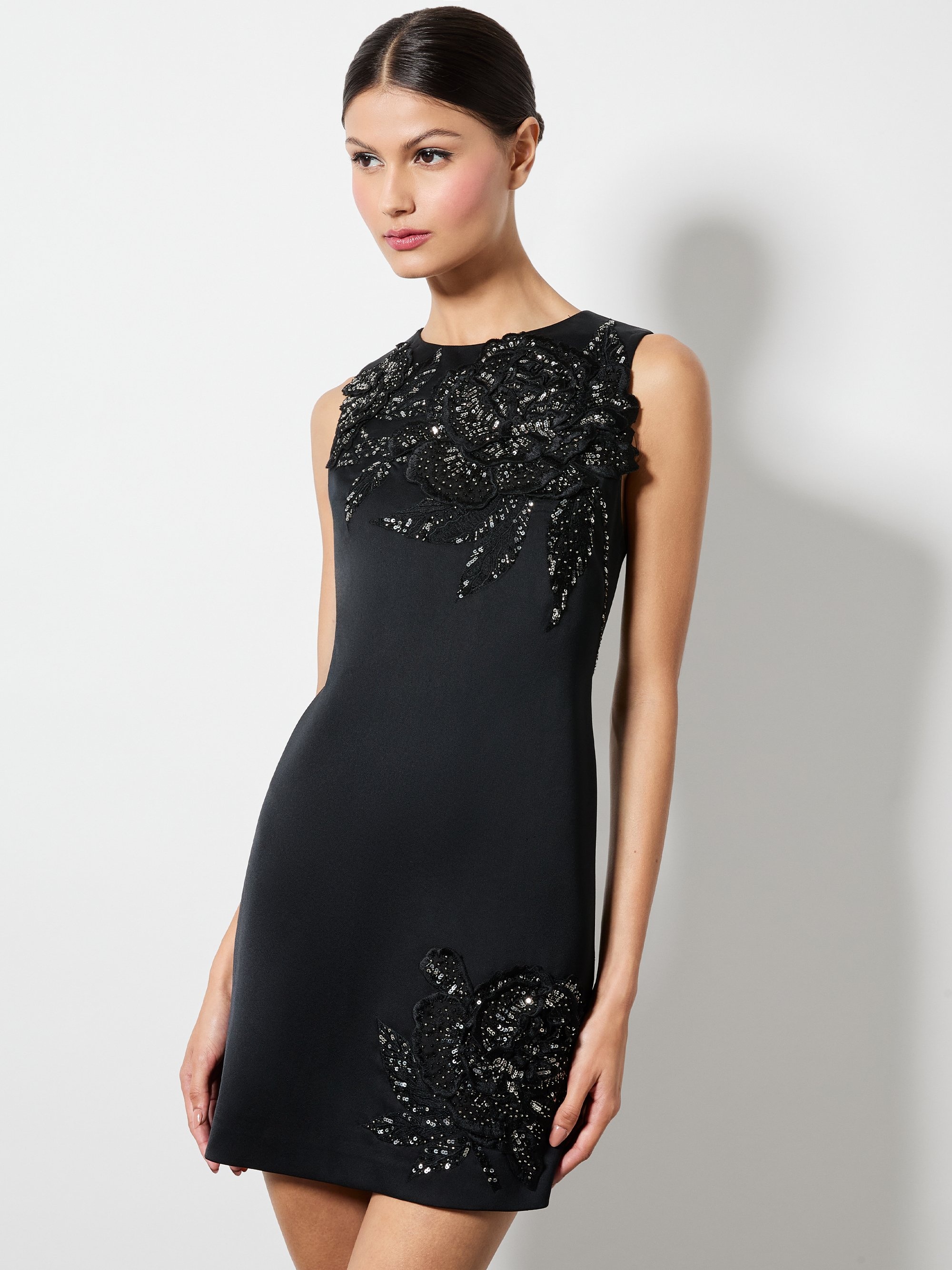 CLYDE EMBELLISHED A-LINE DRESS - 5
