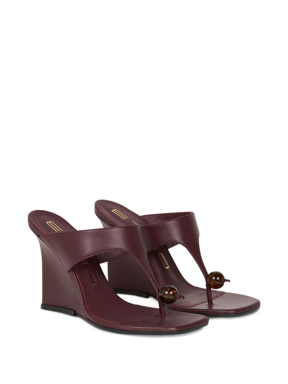 90mm wedge mules - 2
