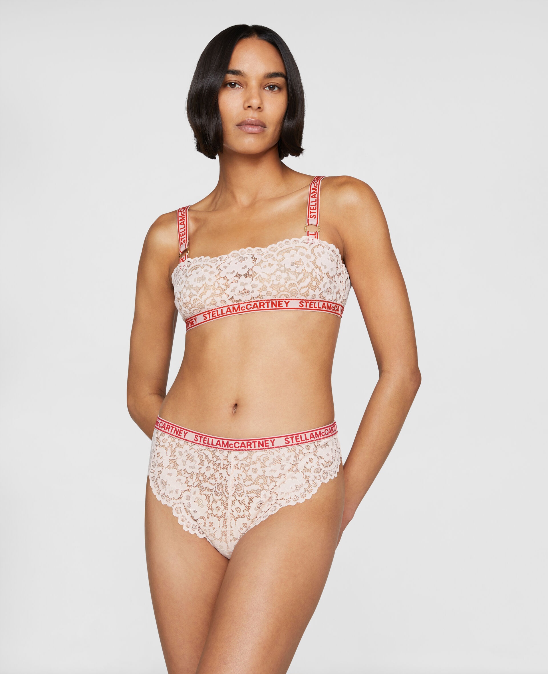 Lace Flounce Bralette Bra - 2