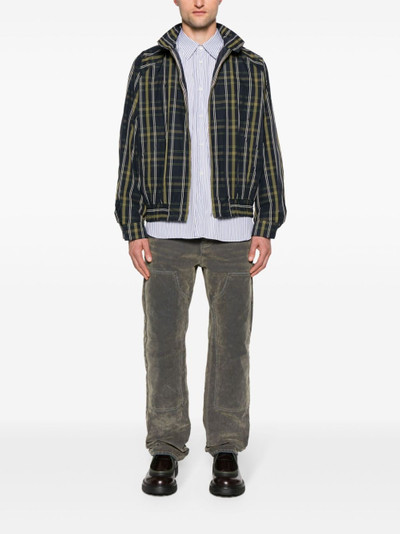 Marni check-pattern bomber jacket outlook