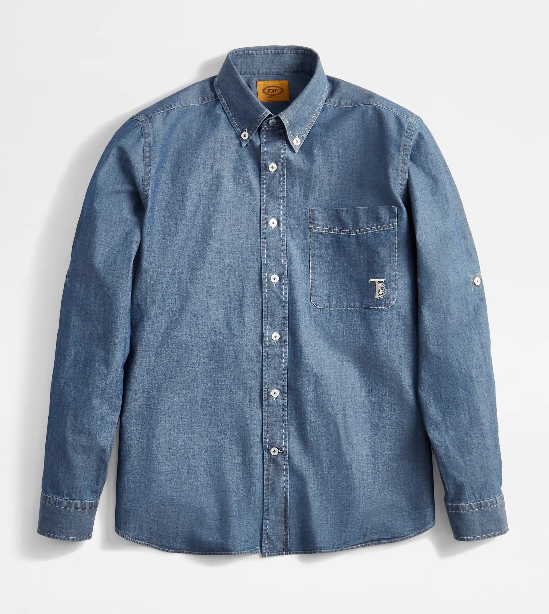 CHAMBRAY SHIRT - BLUE - 1