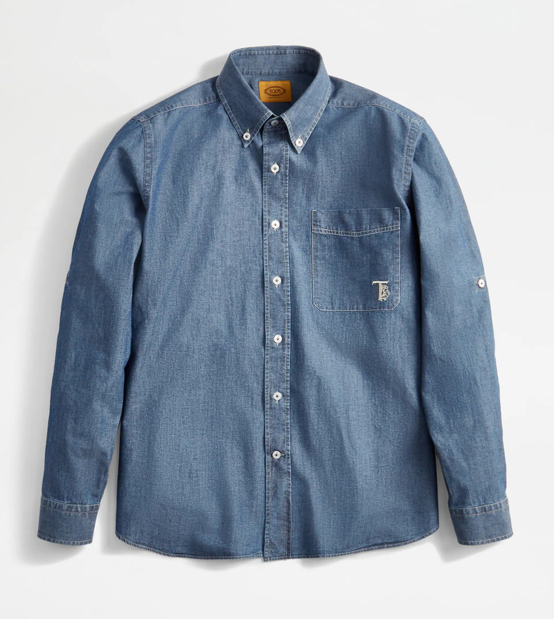 CHAMBRAY SHIRT - BLUE 1