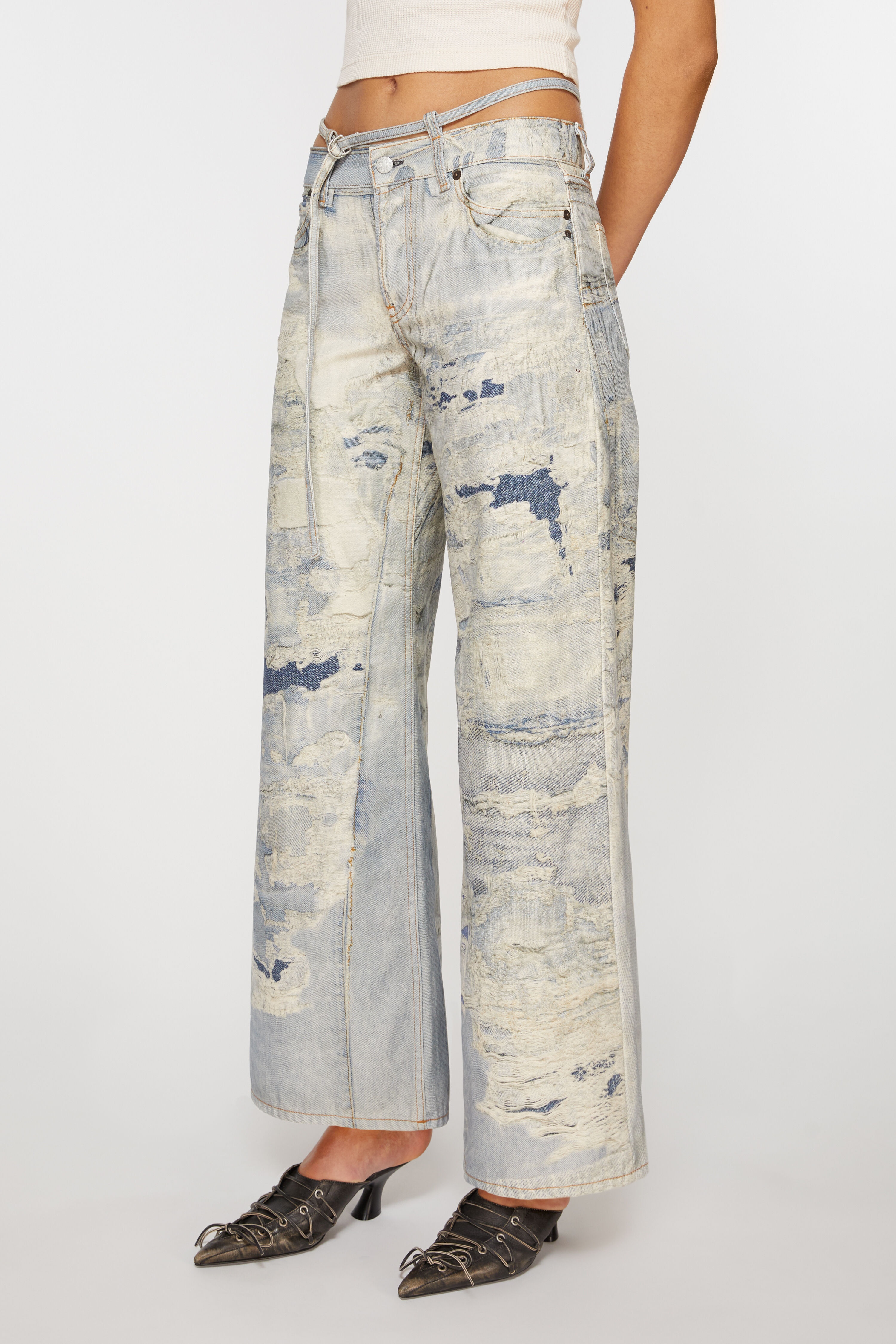 Regular fit trousers - 2004 - Light blue - 3