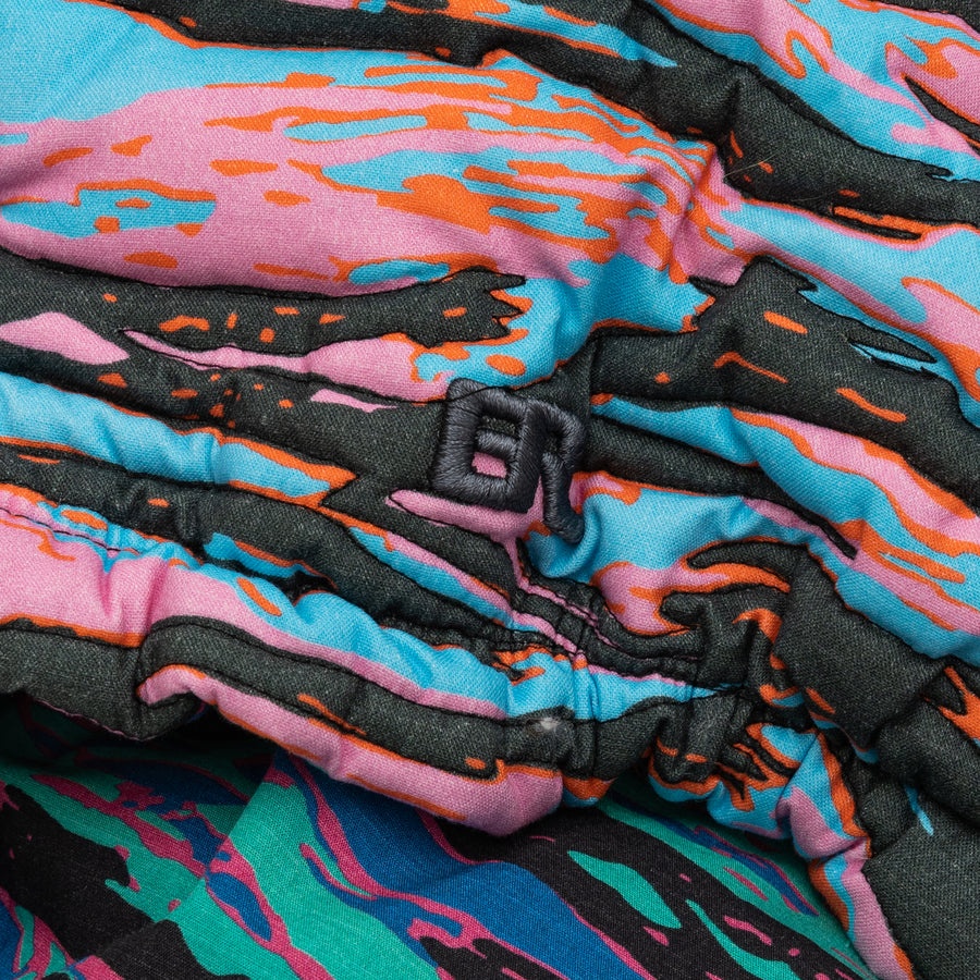 QUILTED PINK RAVE PUFFER JACKET - 6