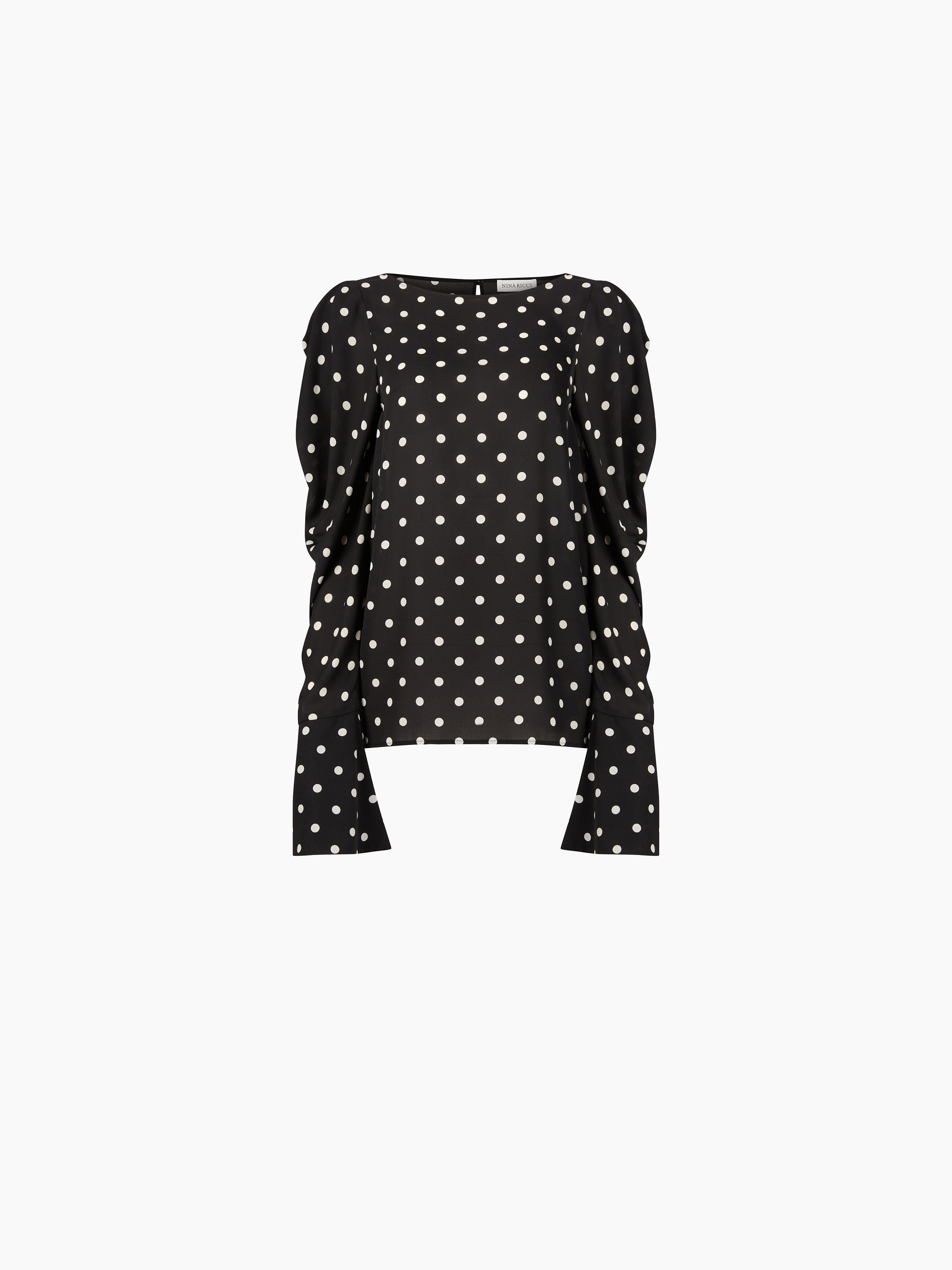 BLOUSE WITH PUFF SLEEVES - 5