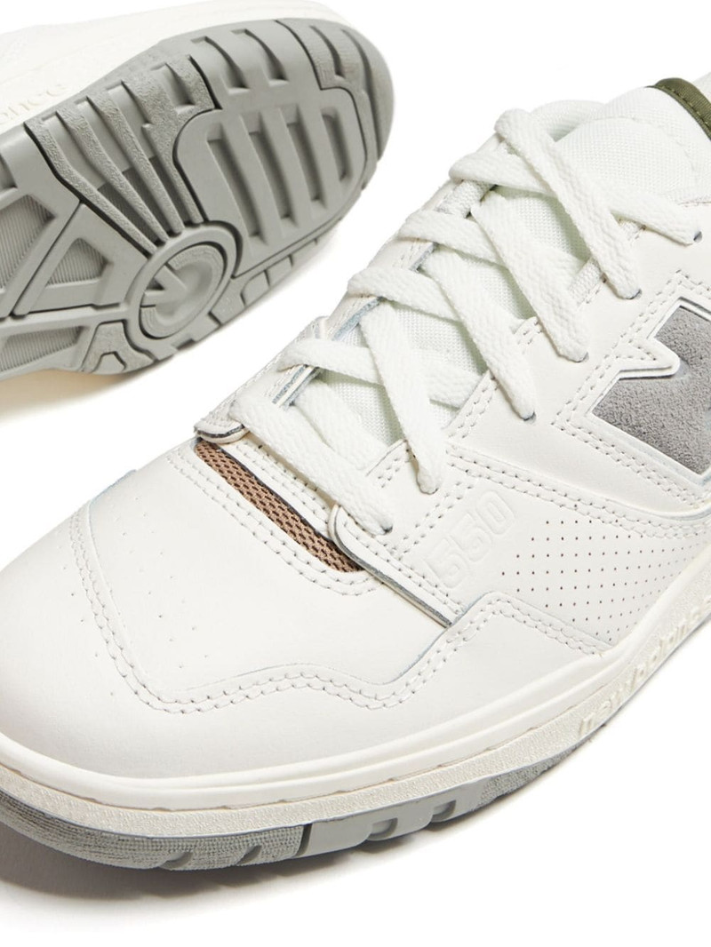 550 lace-up leather sneakers 4