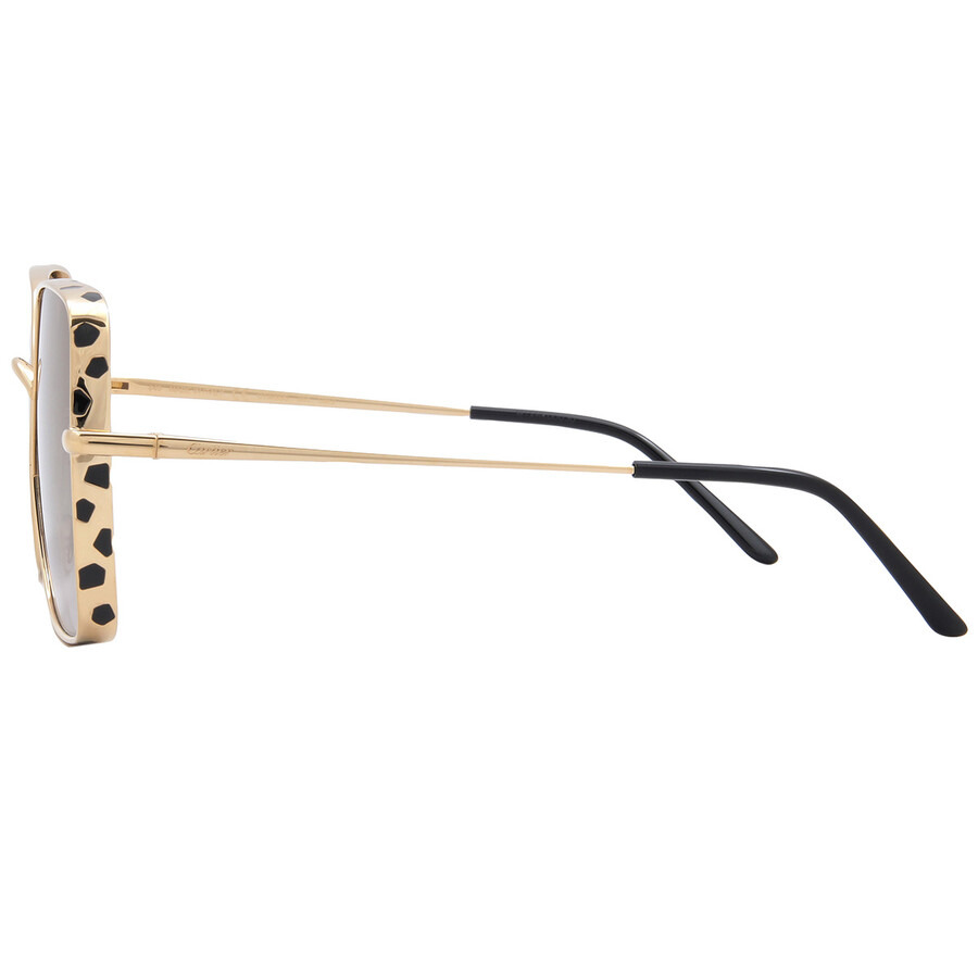 Cartier Grey Gradient Flash Mirror Square Ladies Sunglasses CT0299S 001 59 - 3