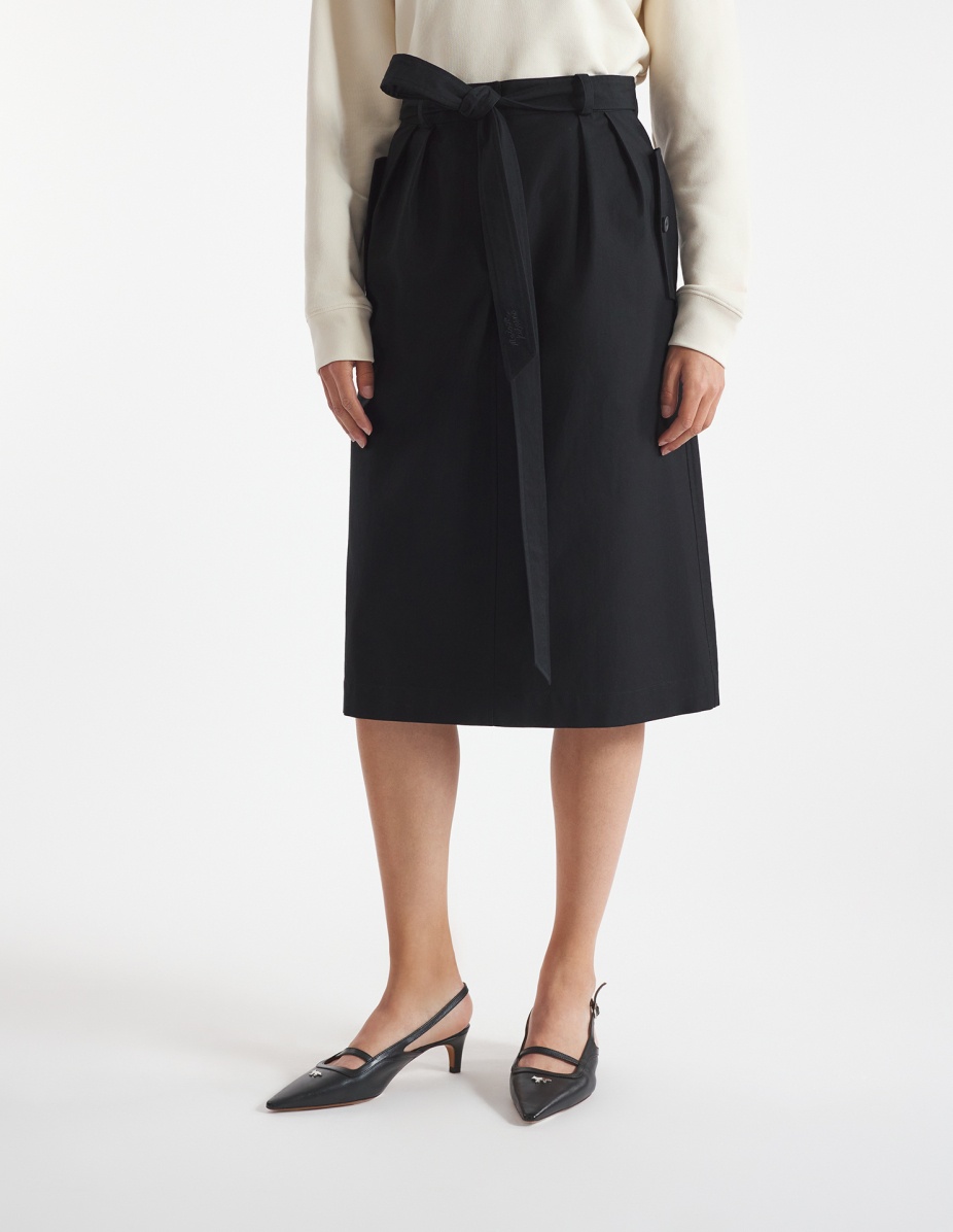 BELTED SKIRT - 3