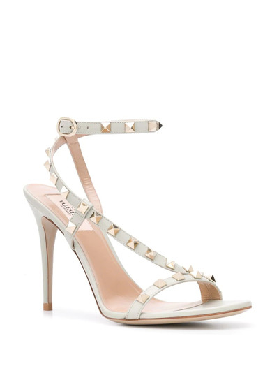 Valentino Rockstud ankle strap sandals outlook