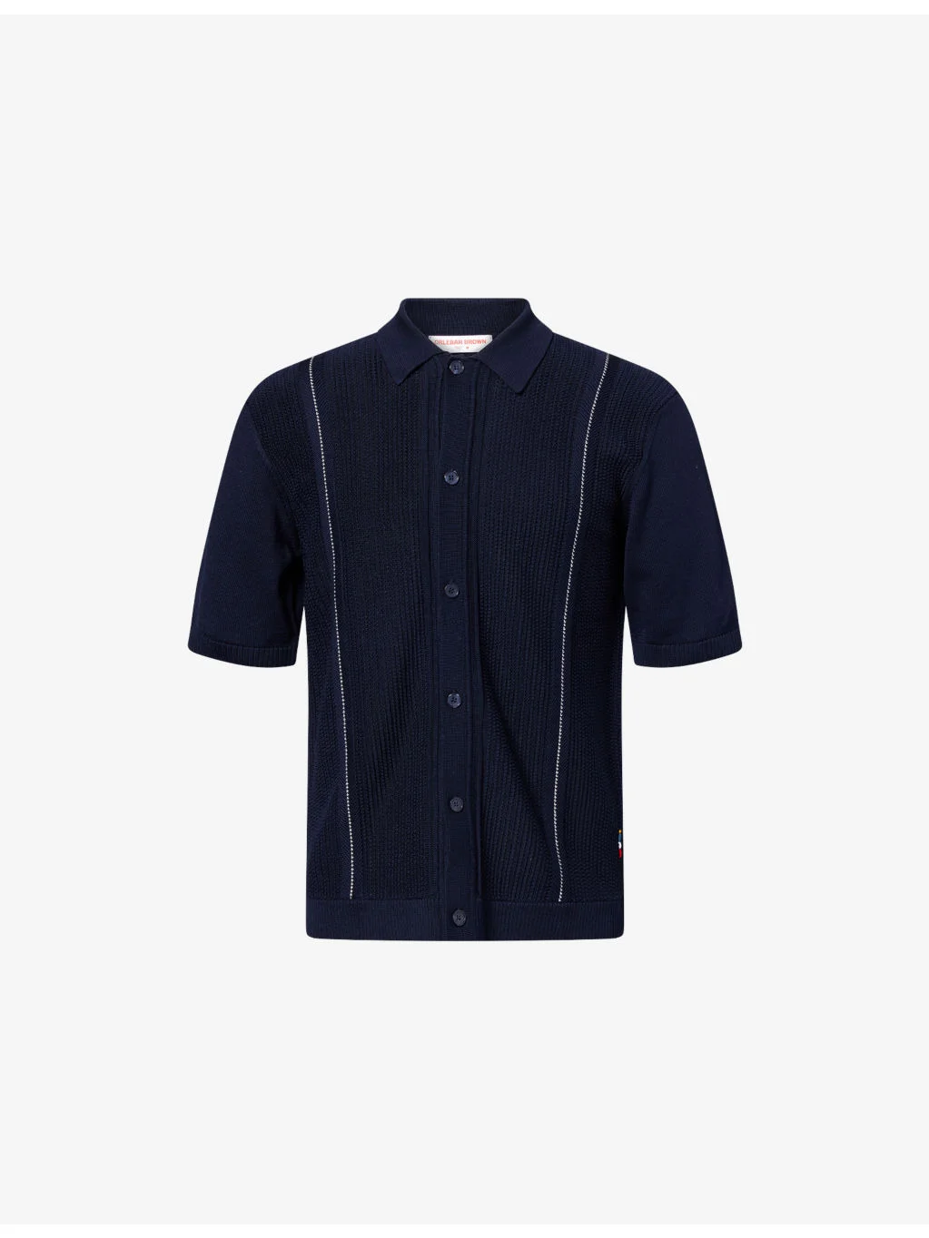 Roddy Chevron Knit Cotton Shirt - 1
