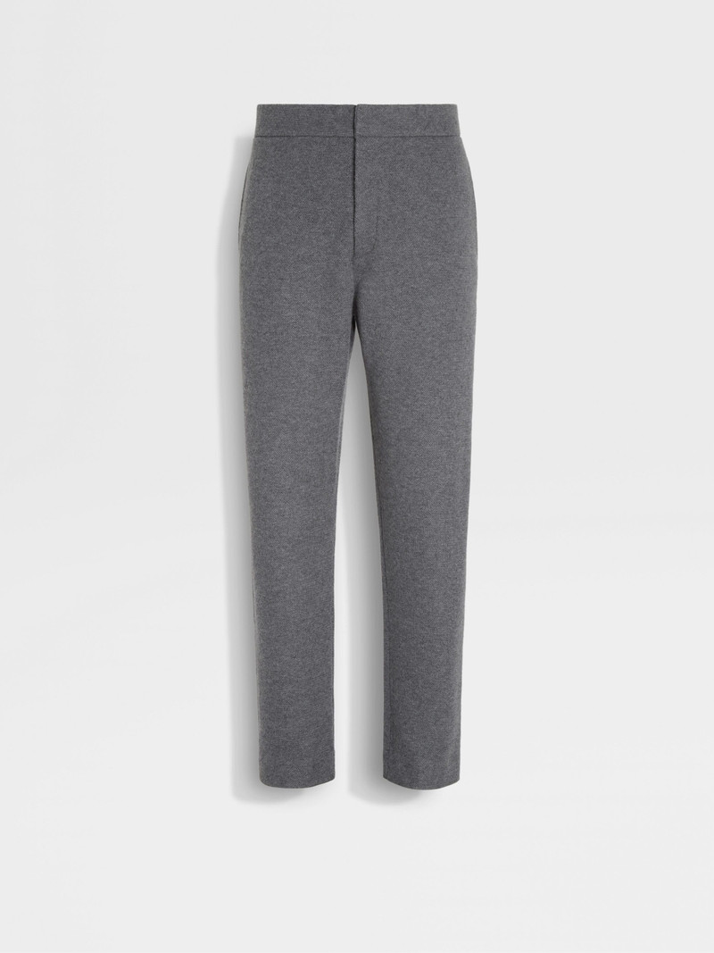 GREY OASI CASHMERE PANTS 1