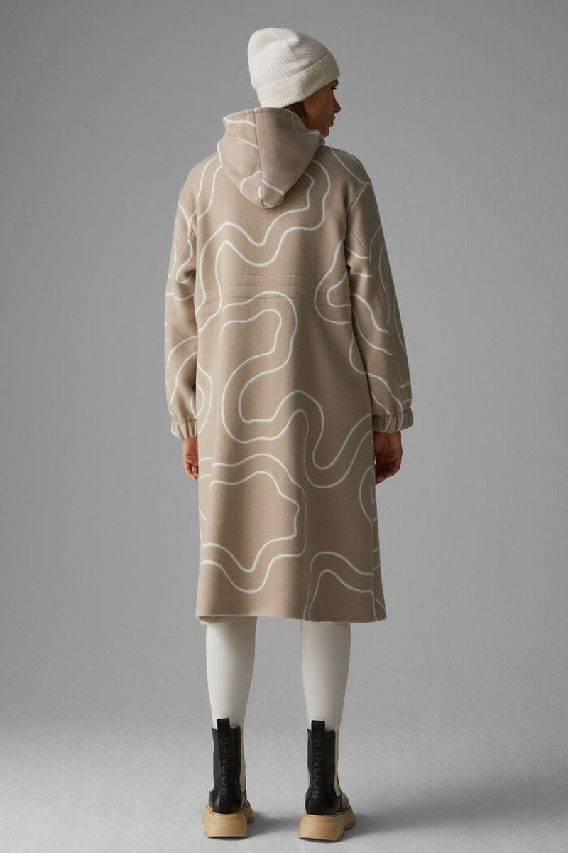 Janna Wool coat in Light beige 3