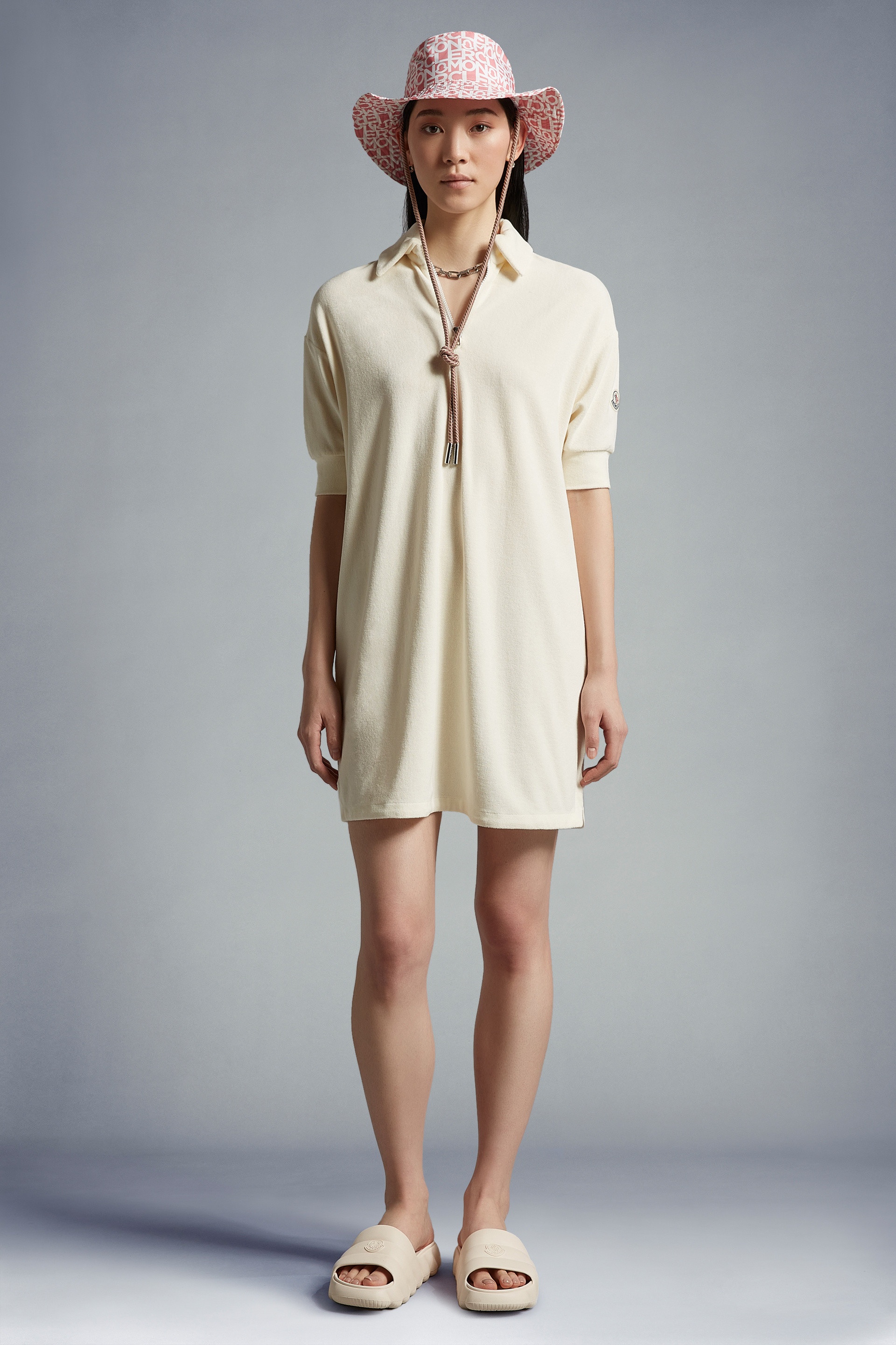 Terrycloth Polo Dress - 2