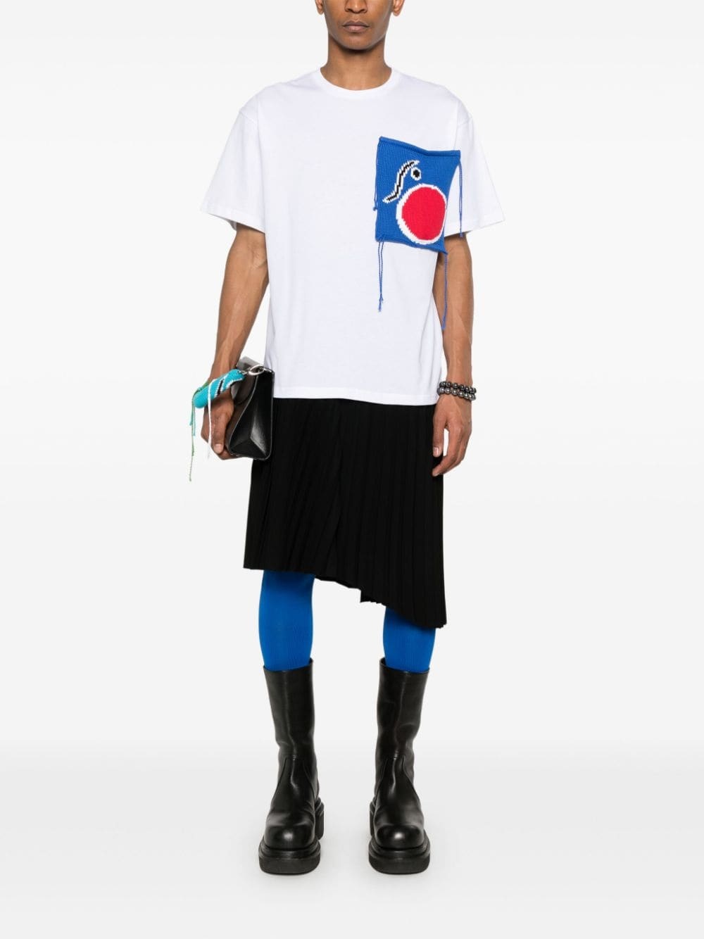 knitted patch-pocket Tshirt - 3