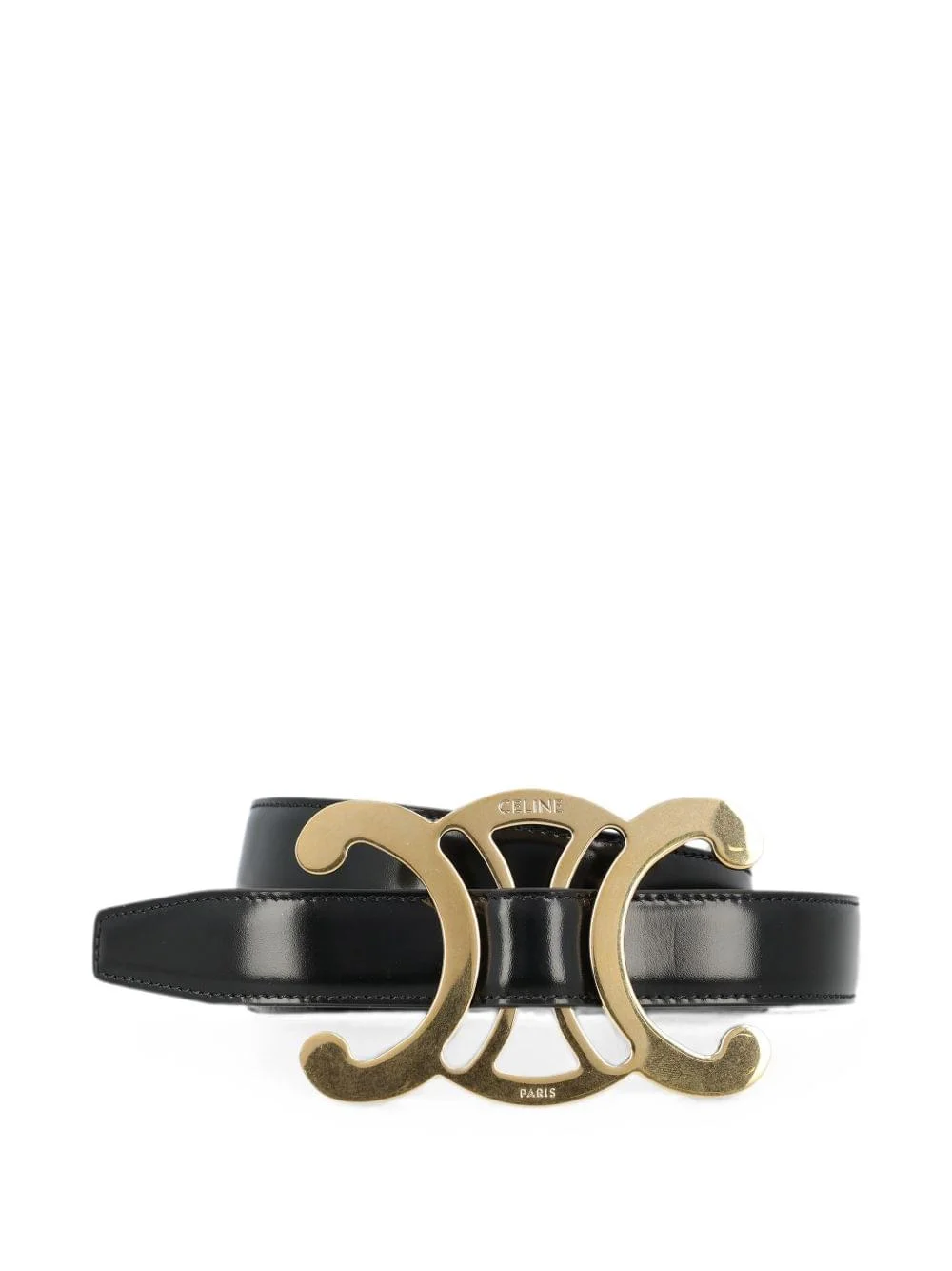 Celine Women Triomphe Leather Belt - 1