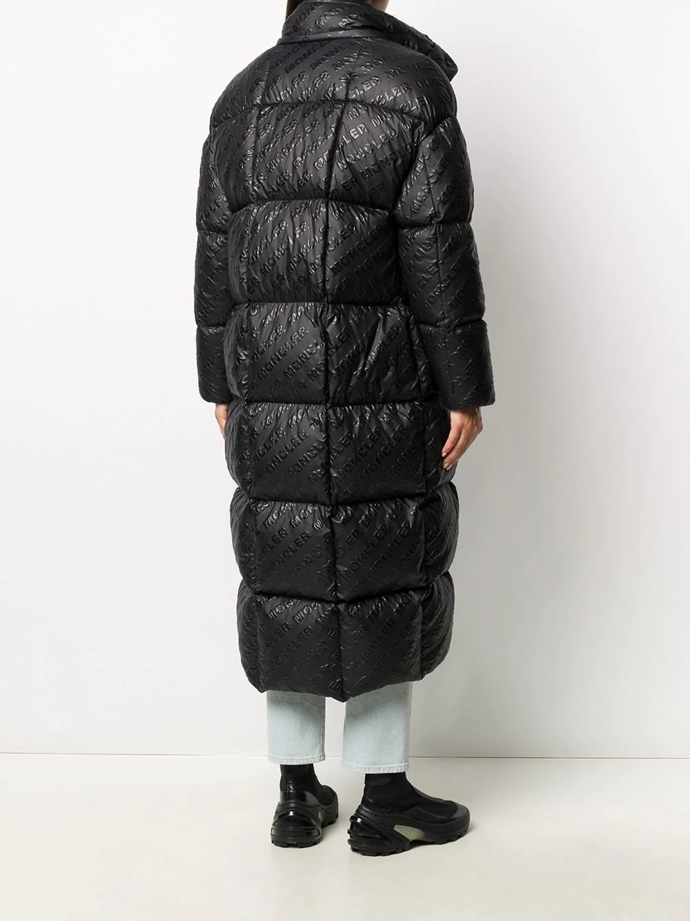 Parnaiba logo-print puffer coat - 8