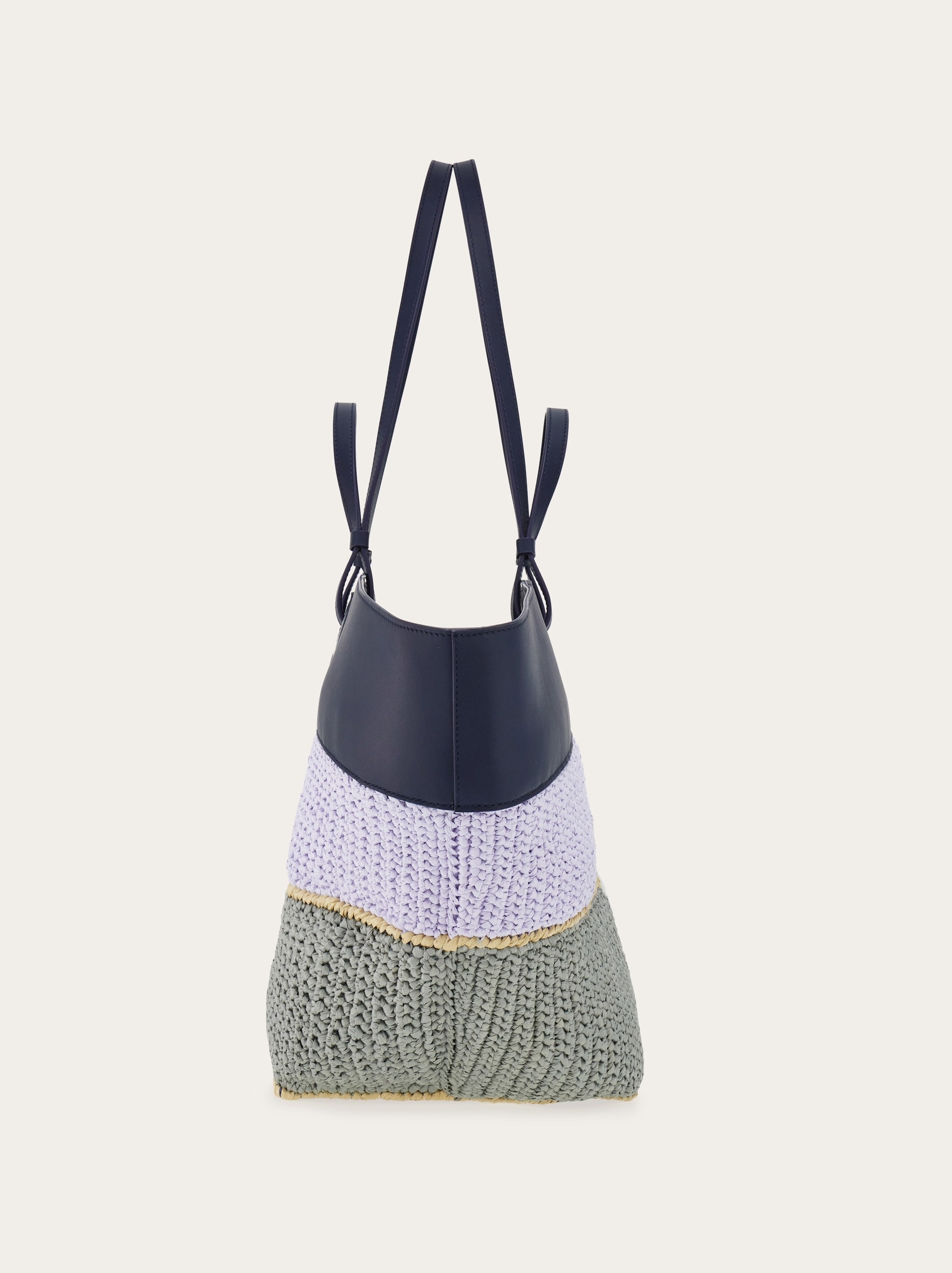 Patchwork tote bag (L) - 4