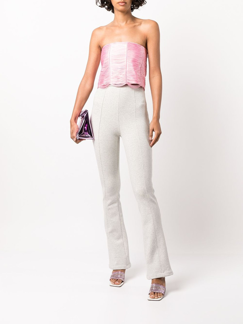 Alexander Wang high-waisted flared leg trousers outlook
