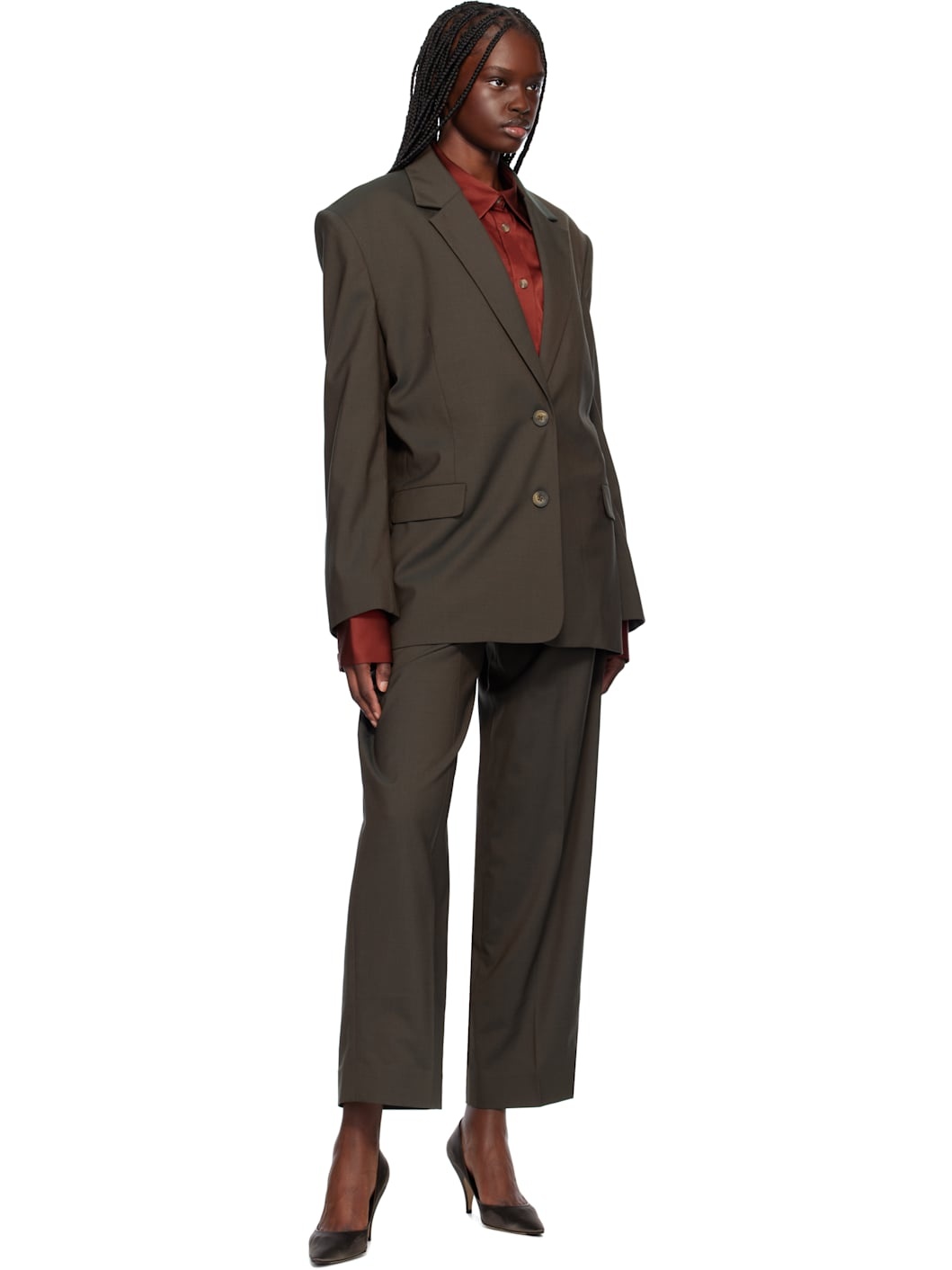 Gray Demie Trousers - 4