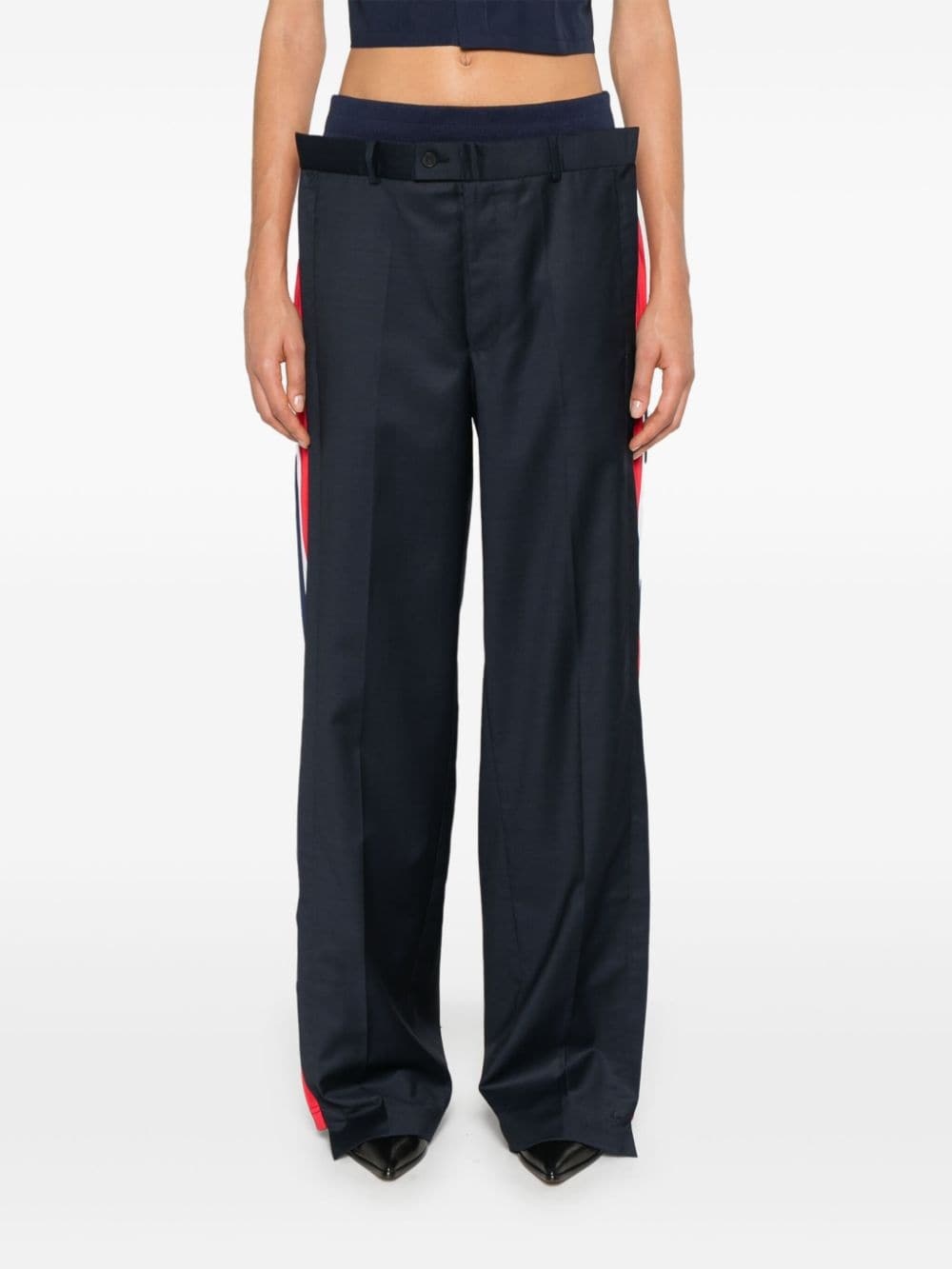 Embedded straight trousers - 2