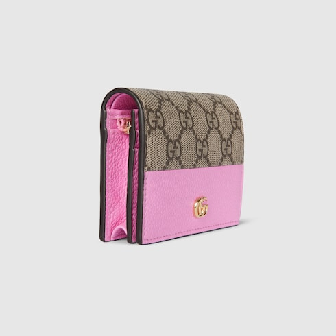 Bi-color GG Marmont small wallet - 3