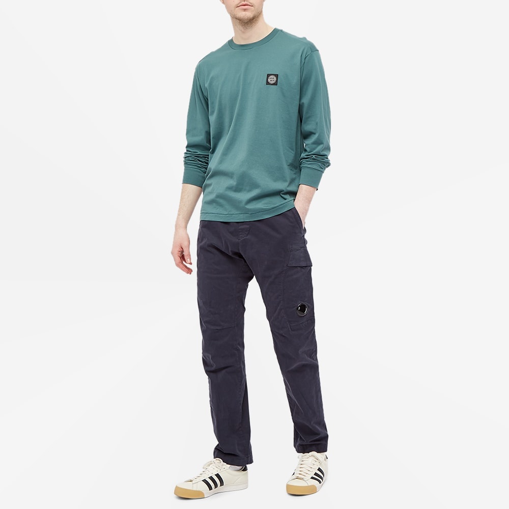 Stone Island Patch Long Sleeve Tee - 5