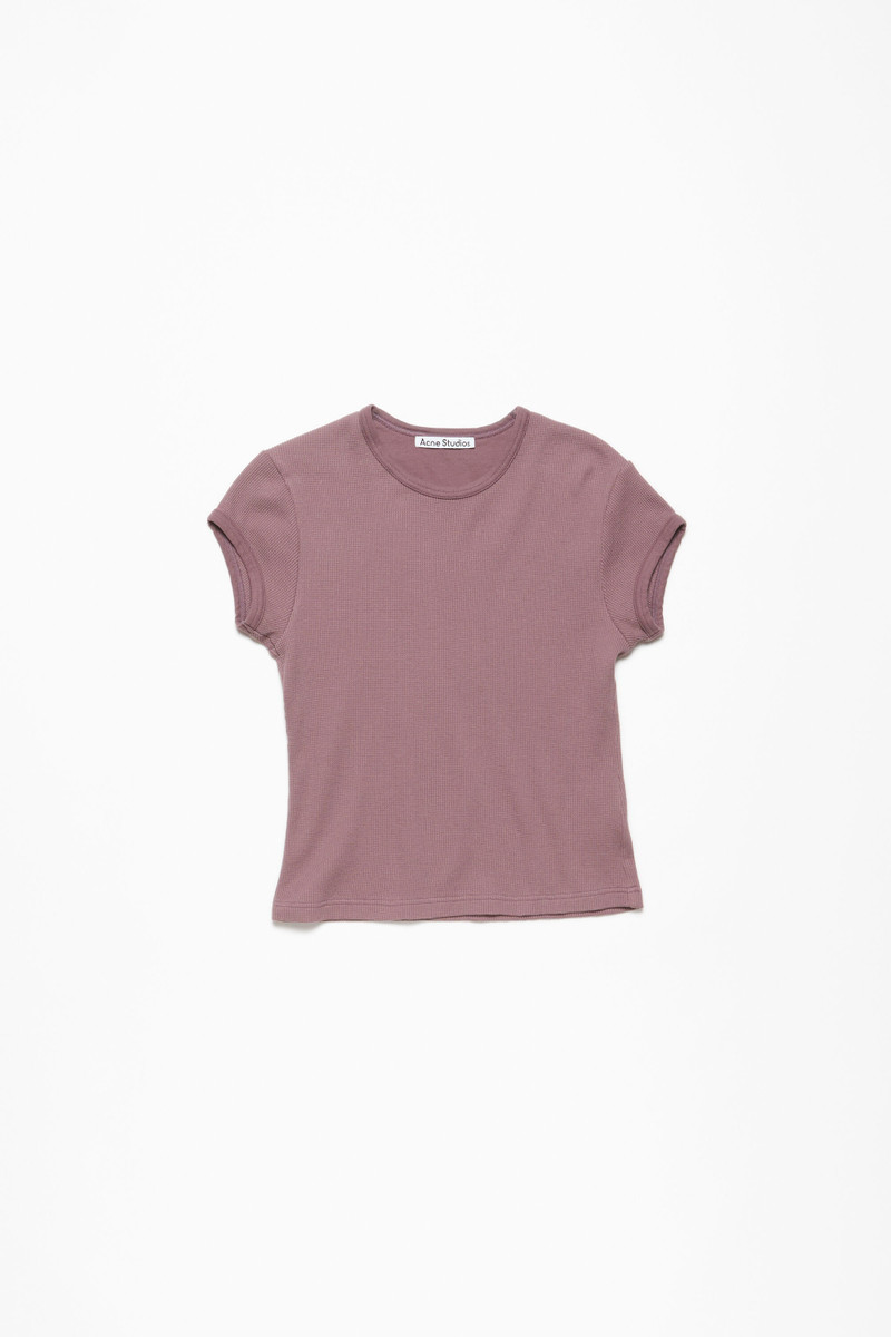 T-shirt - Fitted unisex fit - Plum purple 1