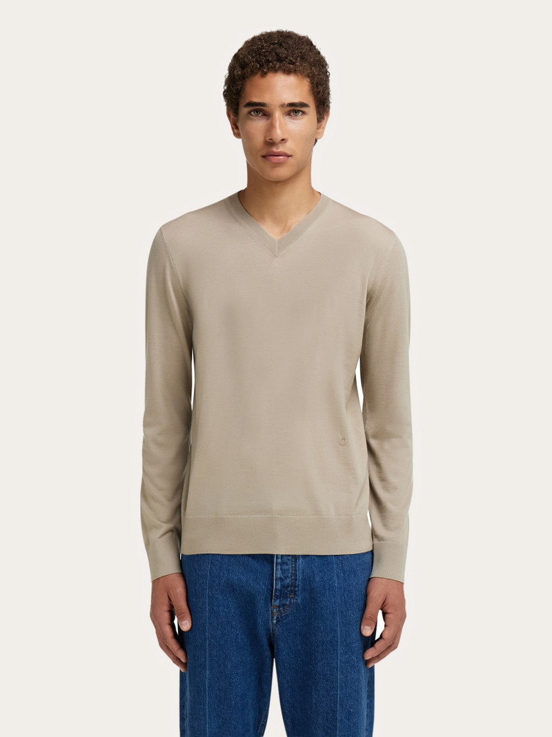 FERRAGAMO V-neck sweater outlook