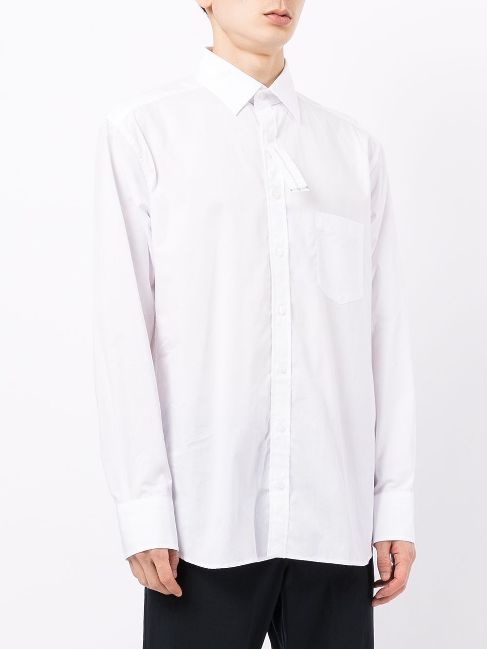 button-down relaxed shirt - 3