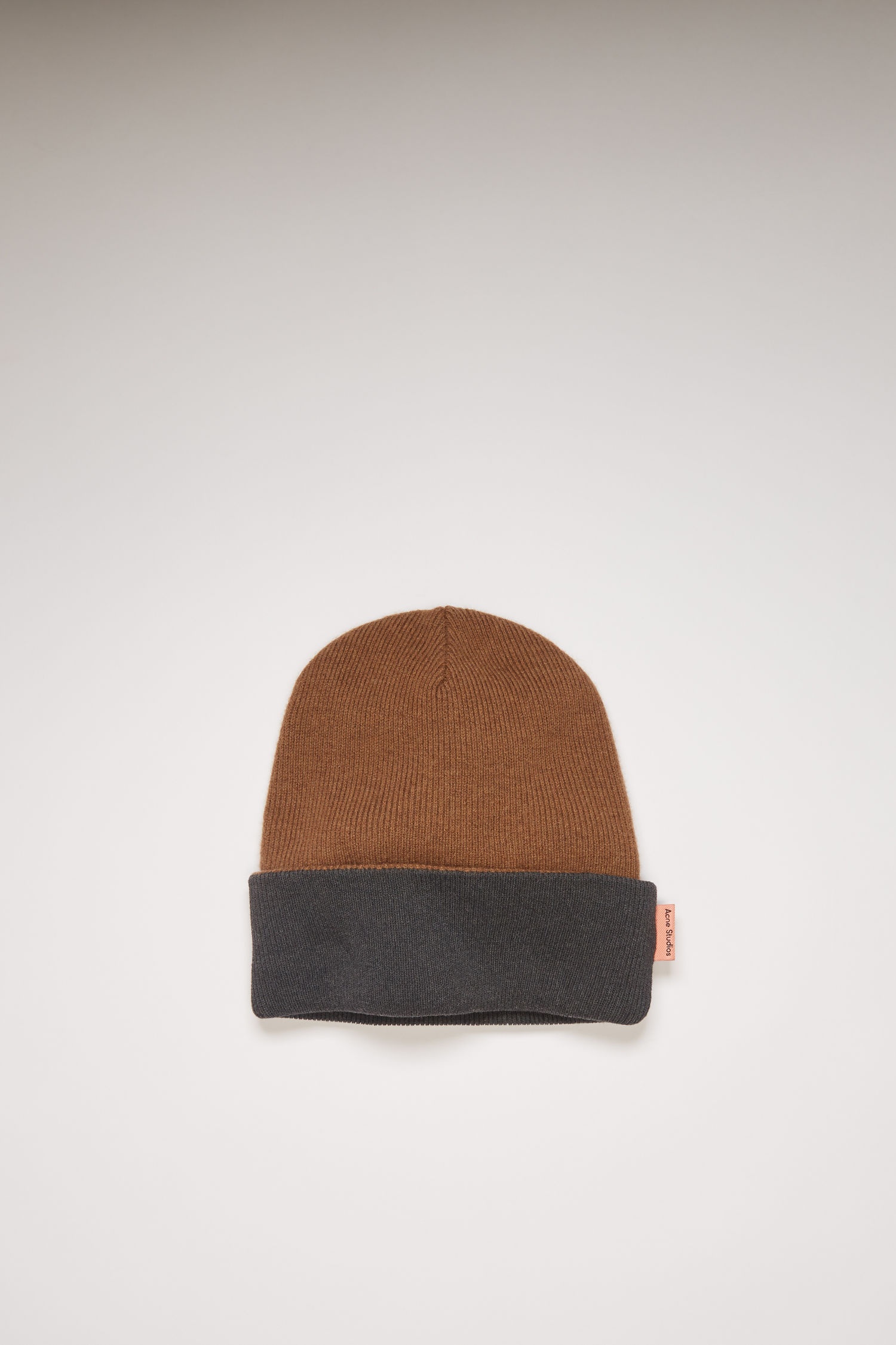 Reversible beanie beige/grey - 1