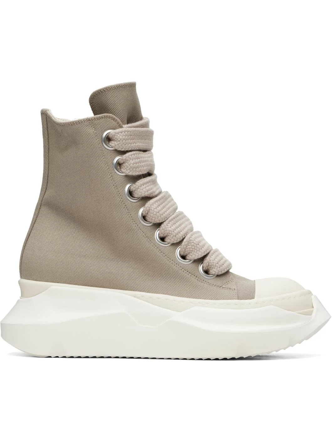Taupe Tower Jumbolace Abstract Sneakers - 1