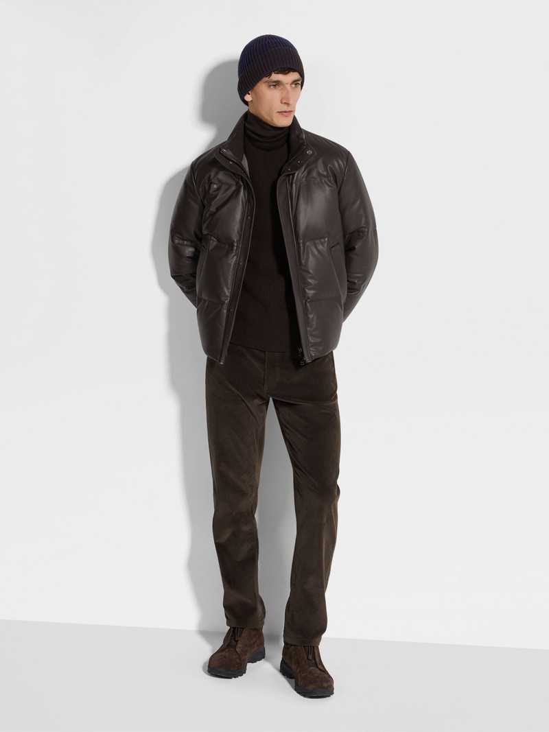 ZEGNA NAPPA LEATHER BLOUSON outlook