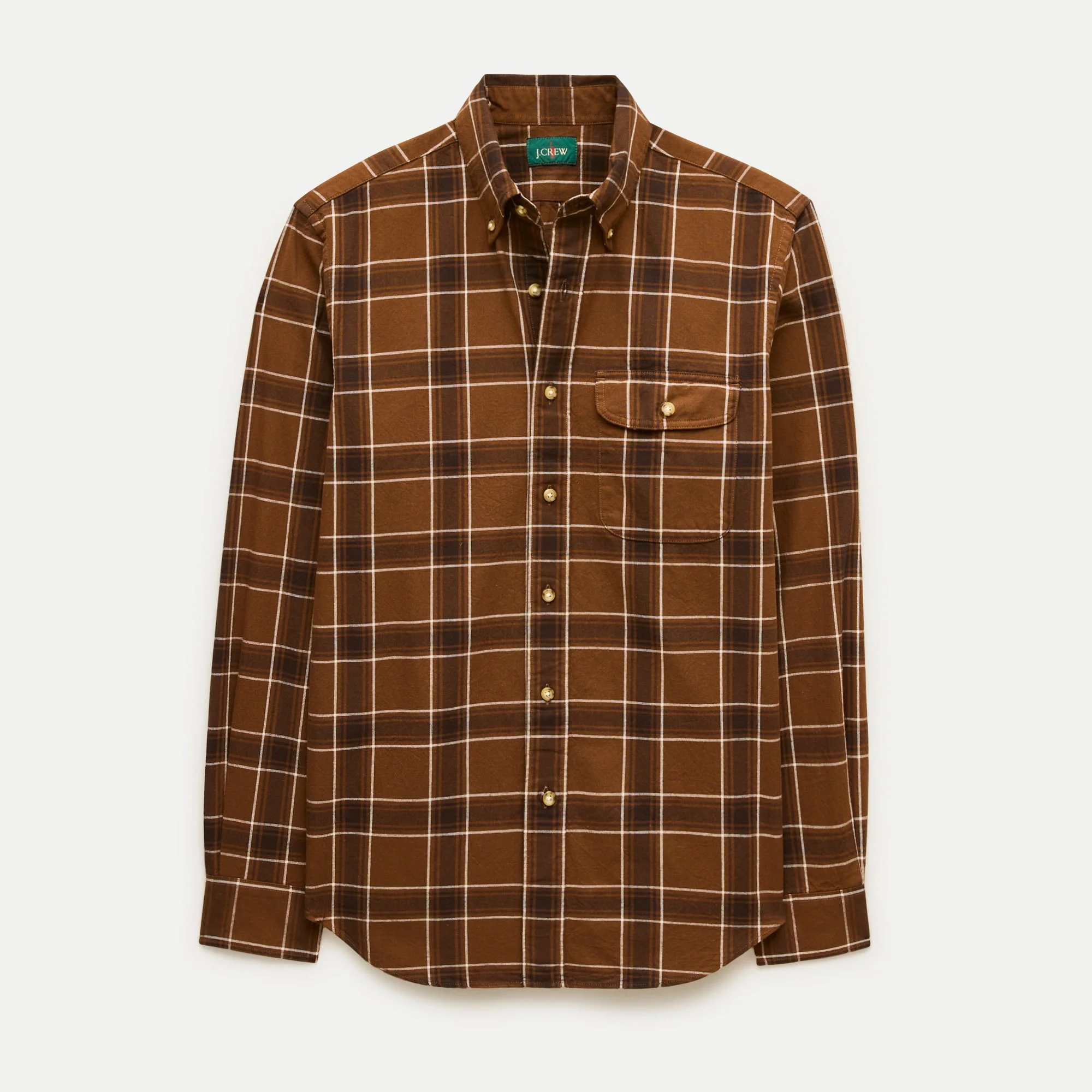 Lightweight cotton shirt in plaid - 1