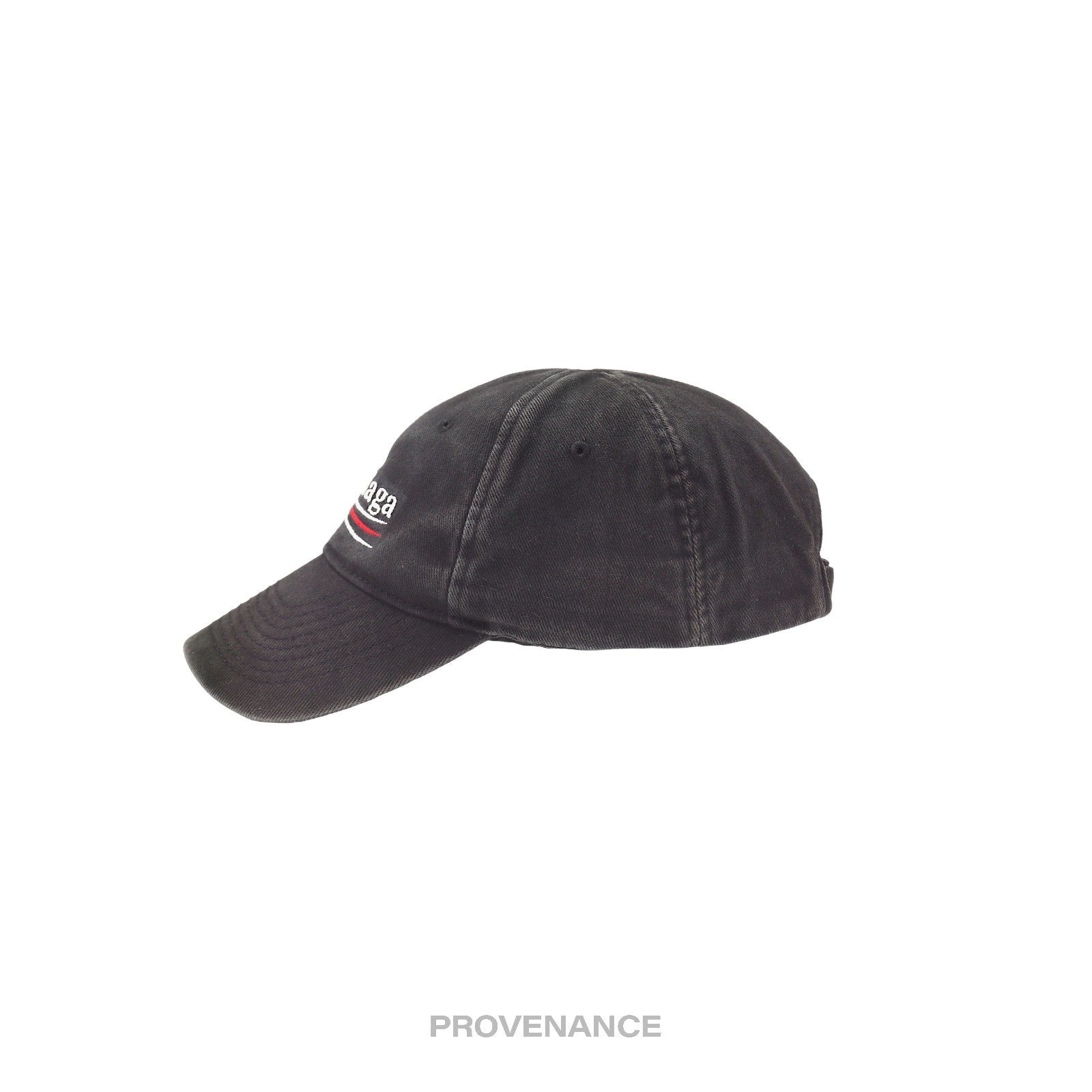 Balenciaga Political Campaign Cap Hat - Washed Black - 4