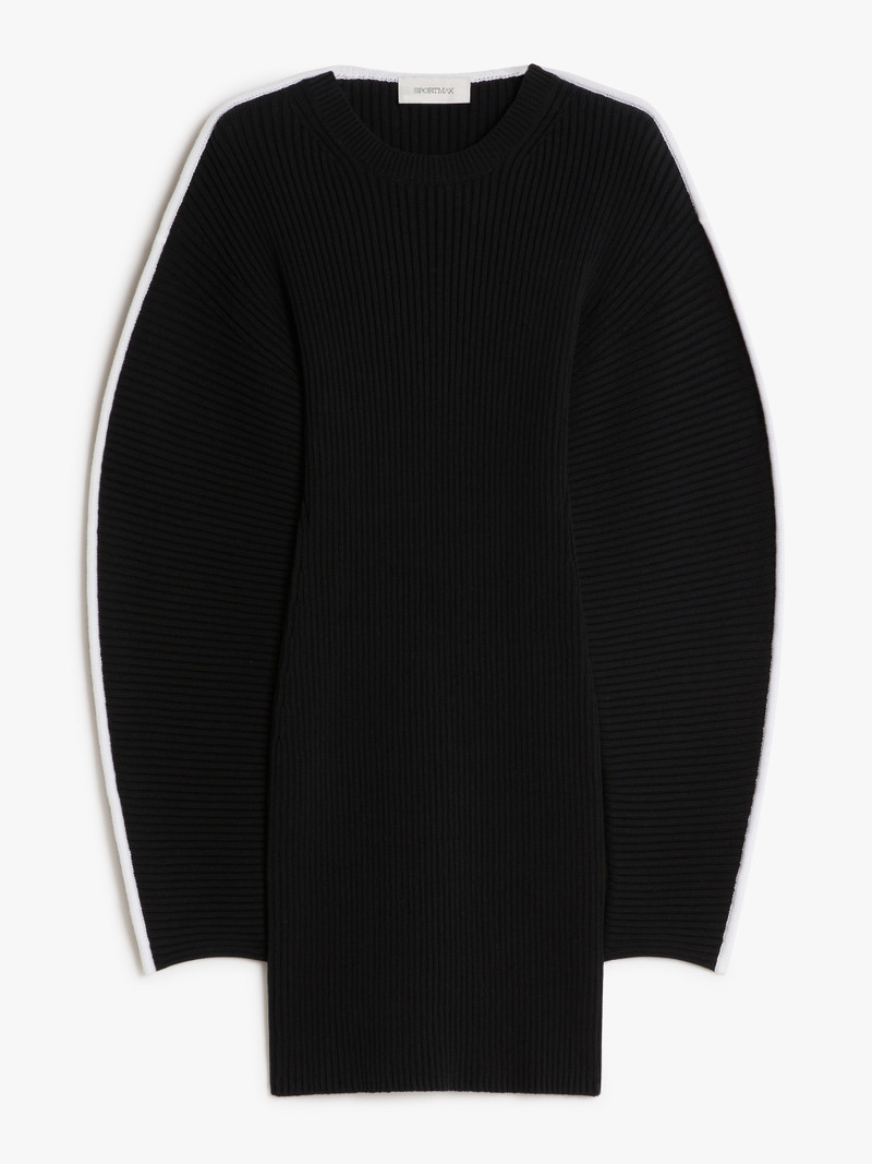 FRANK Stretch-cotton knit dress 1