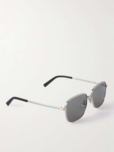 Dior CD Diamond S4U Aviator-Style Silver-Tone Sunglasses outlook