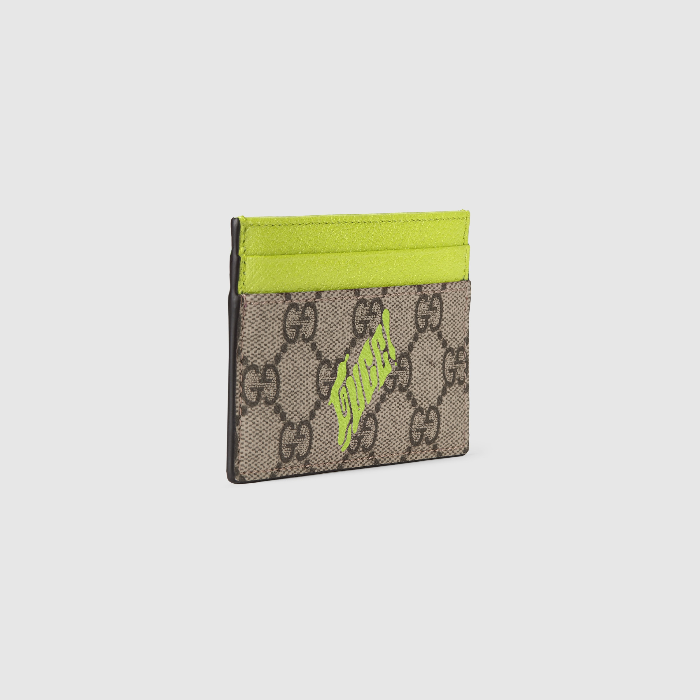 Bi-color GG Monogram card case - 3