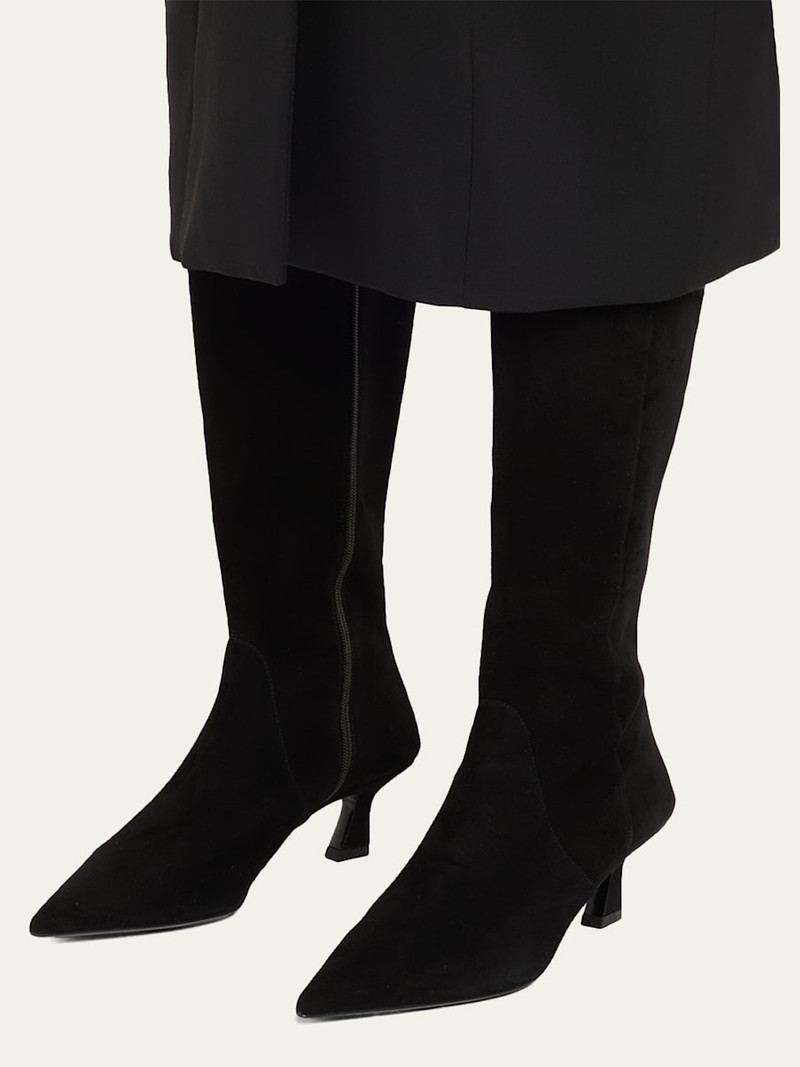 Stuart Weitzman 50mm Vinnie Suede Knee-High Boots outlook