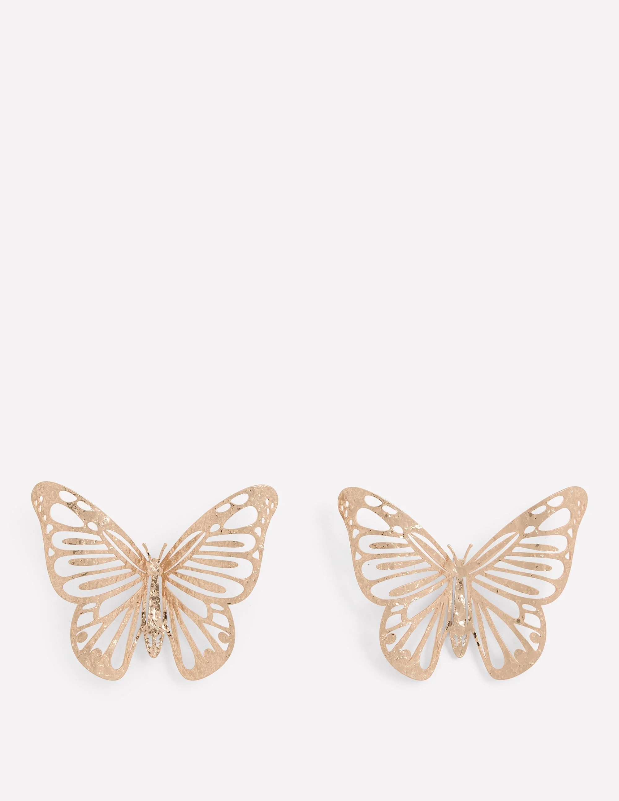 Statement Hammered Studs-Butterfly - 1