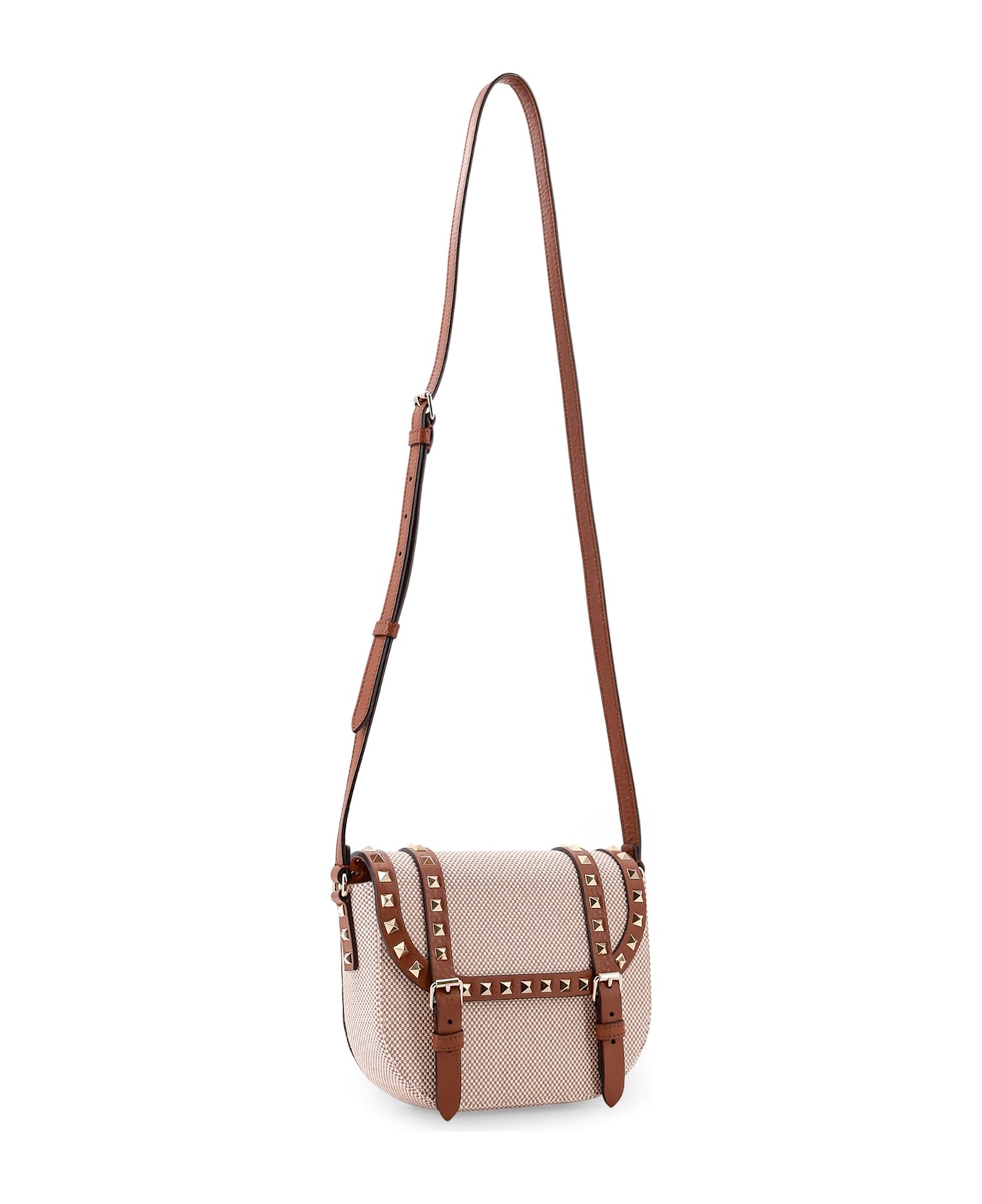 Messenger Rockstud Shoulder Bag - 3