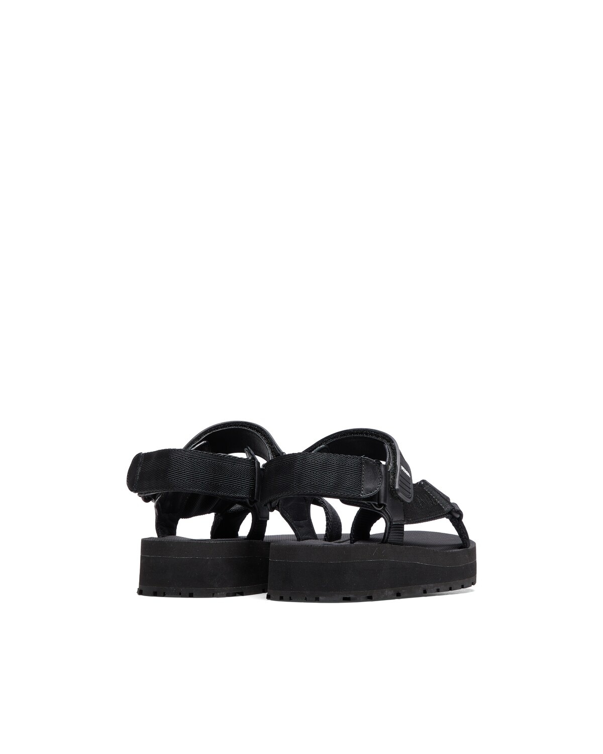Sporty nylon band strap sandals - 3