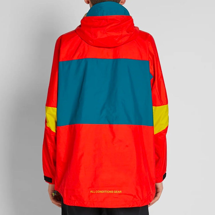 Nike ACG Anorak 'Habanero Red Geode Teal Parachute Beige' AQ2294-634 - 4