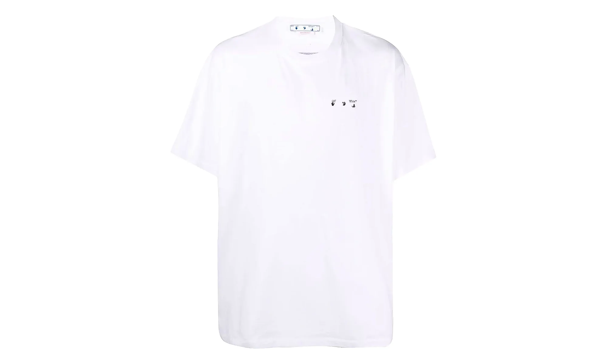 Drowning Man Logo Caravaggio St. Jerome Writing Painting Oversized T-Shirt "White / Multicolor" OMAA - 1