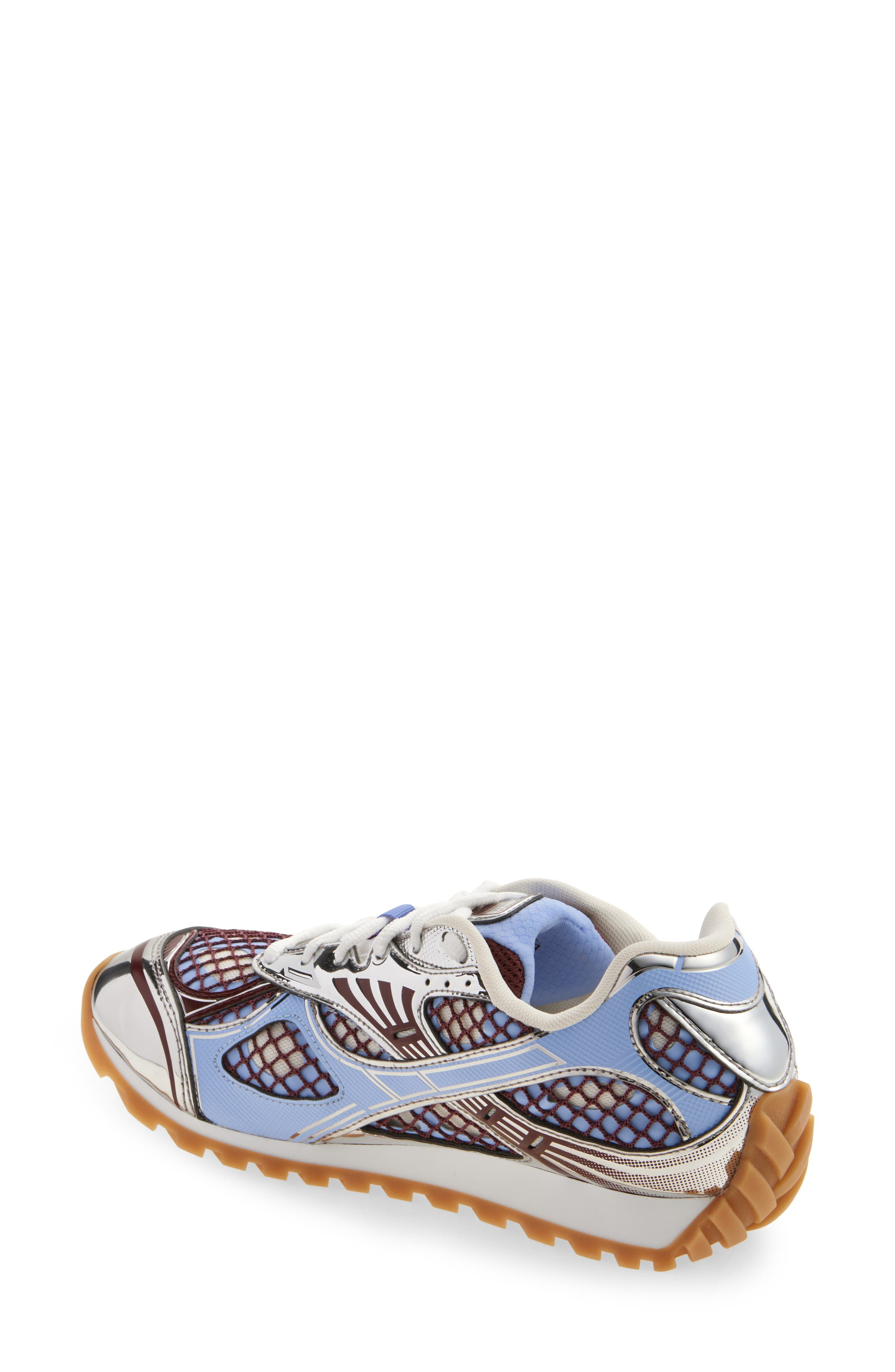 Bottega Veneta Orbit Low Top Sneaker in 4766 Blu Bell/Barolo at Nordstrom - 2