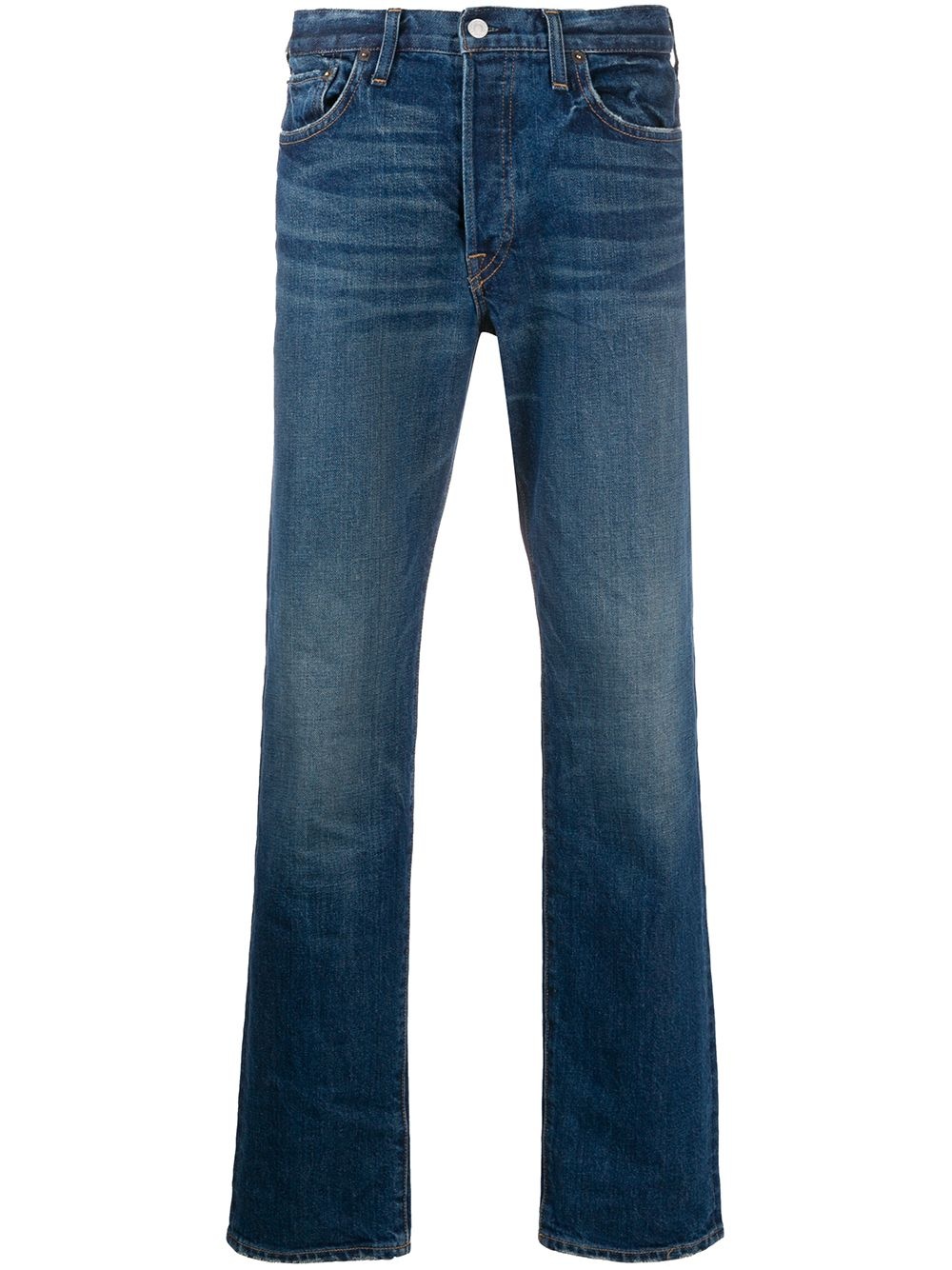 faded slim jeans - 1