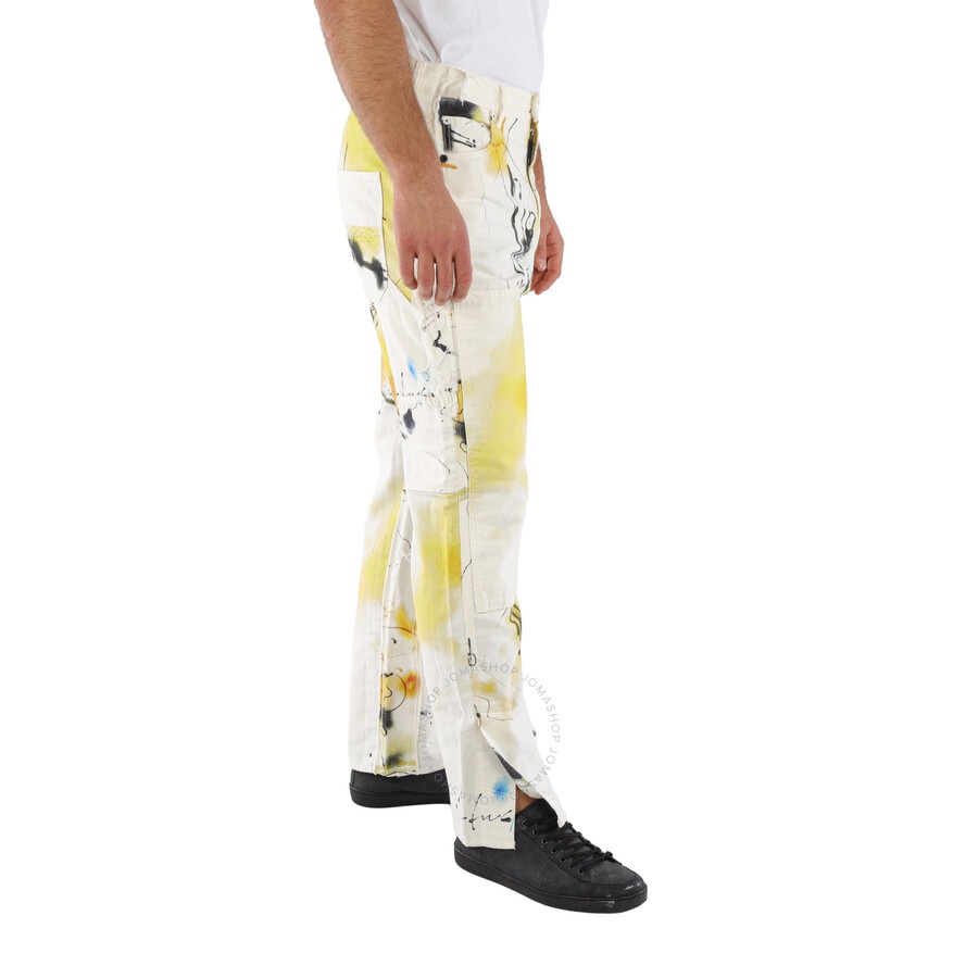 Off-White Multicolor Futura Abstract Carpenter Trousers - 2