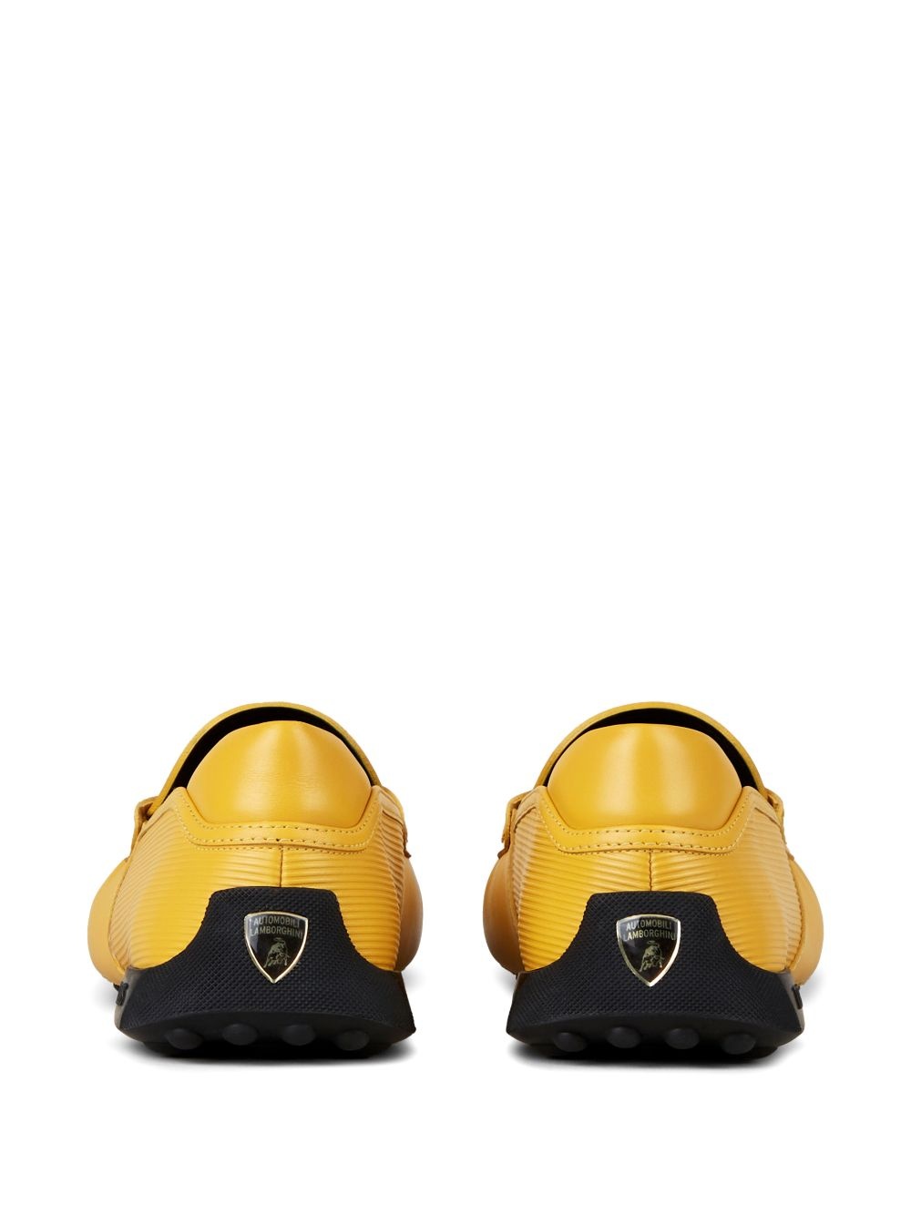 Automobili Lamborghini slip-on leather driving shoes - 3