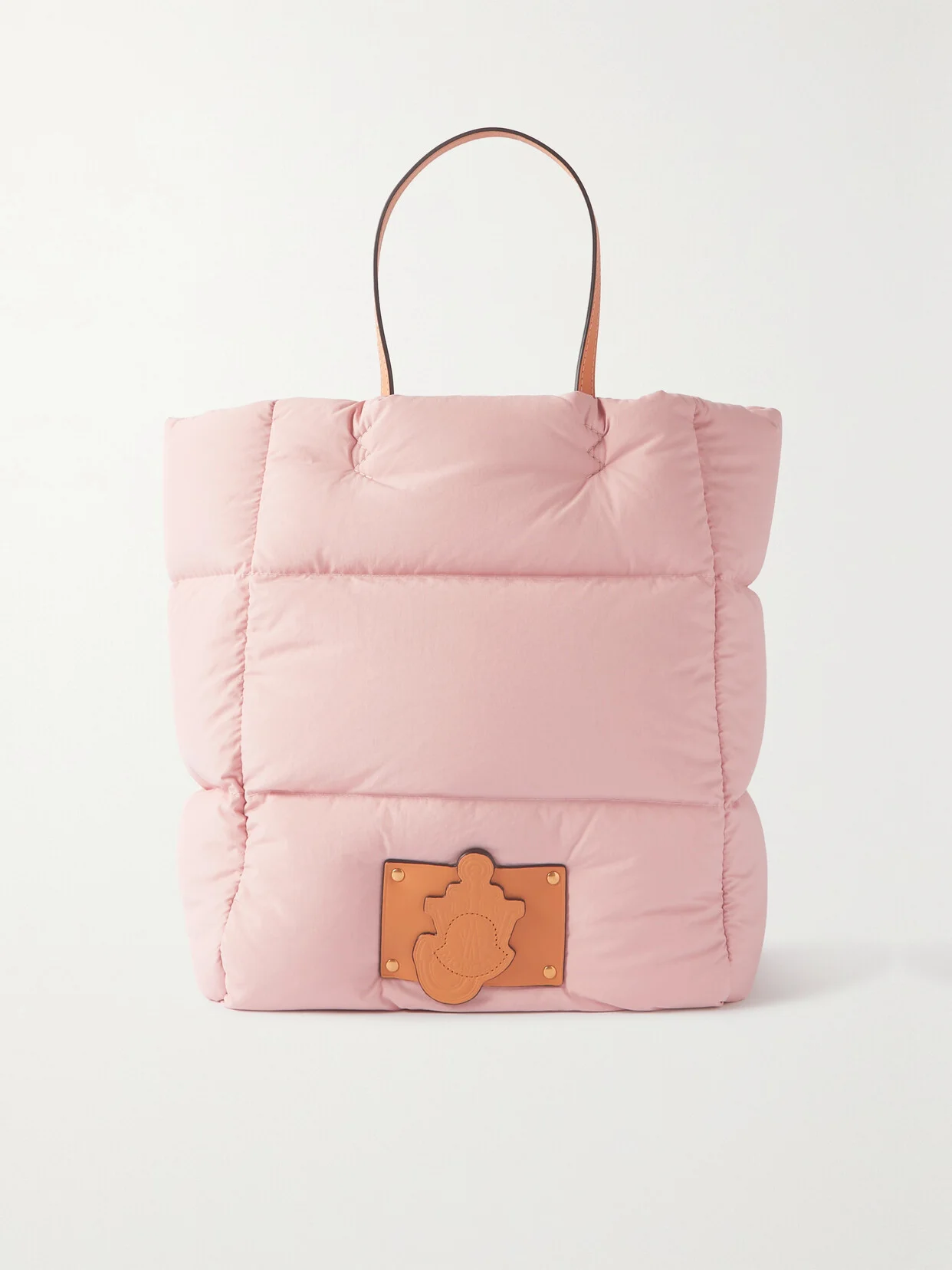 + Jw Anderson Leather-trimmed Quilted Nylon Tote - 1