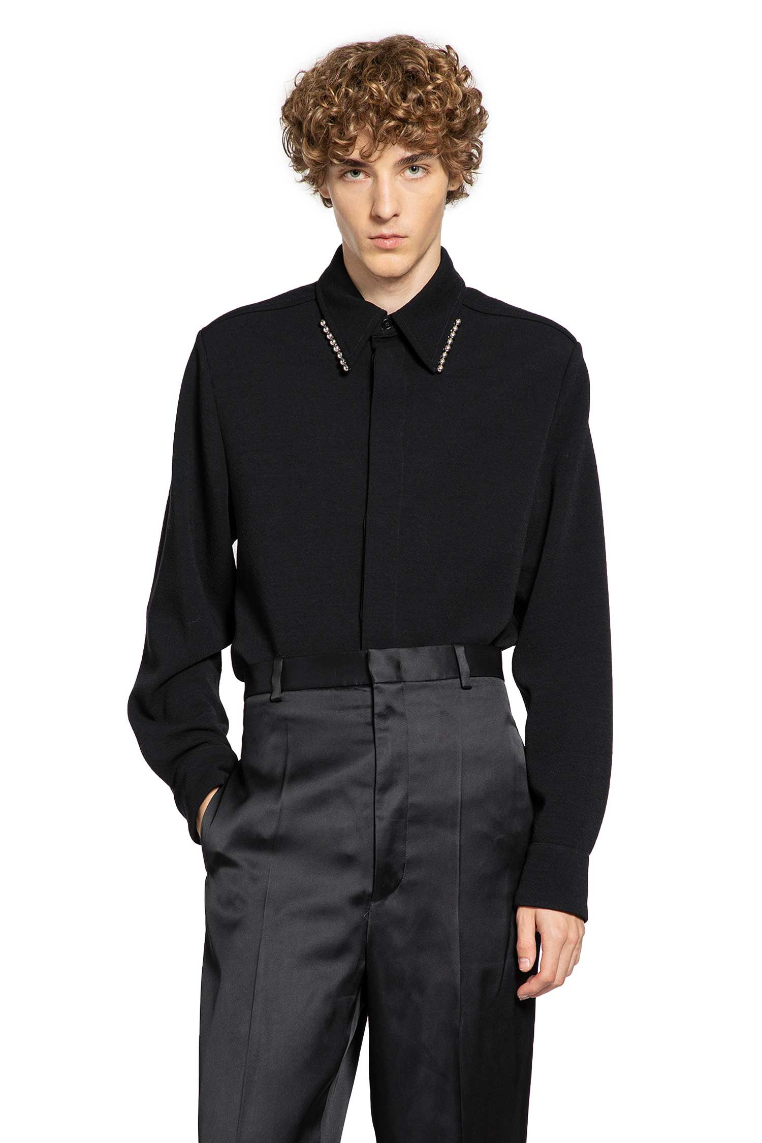 Jil Sander Man Black Shirts - 5
