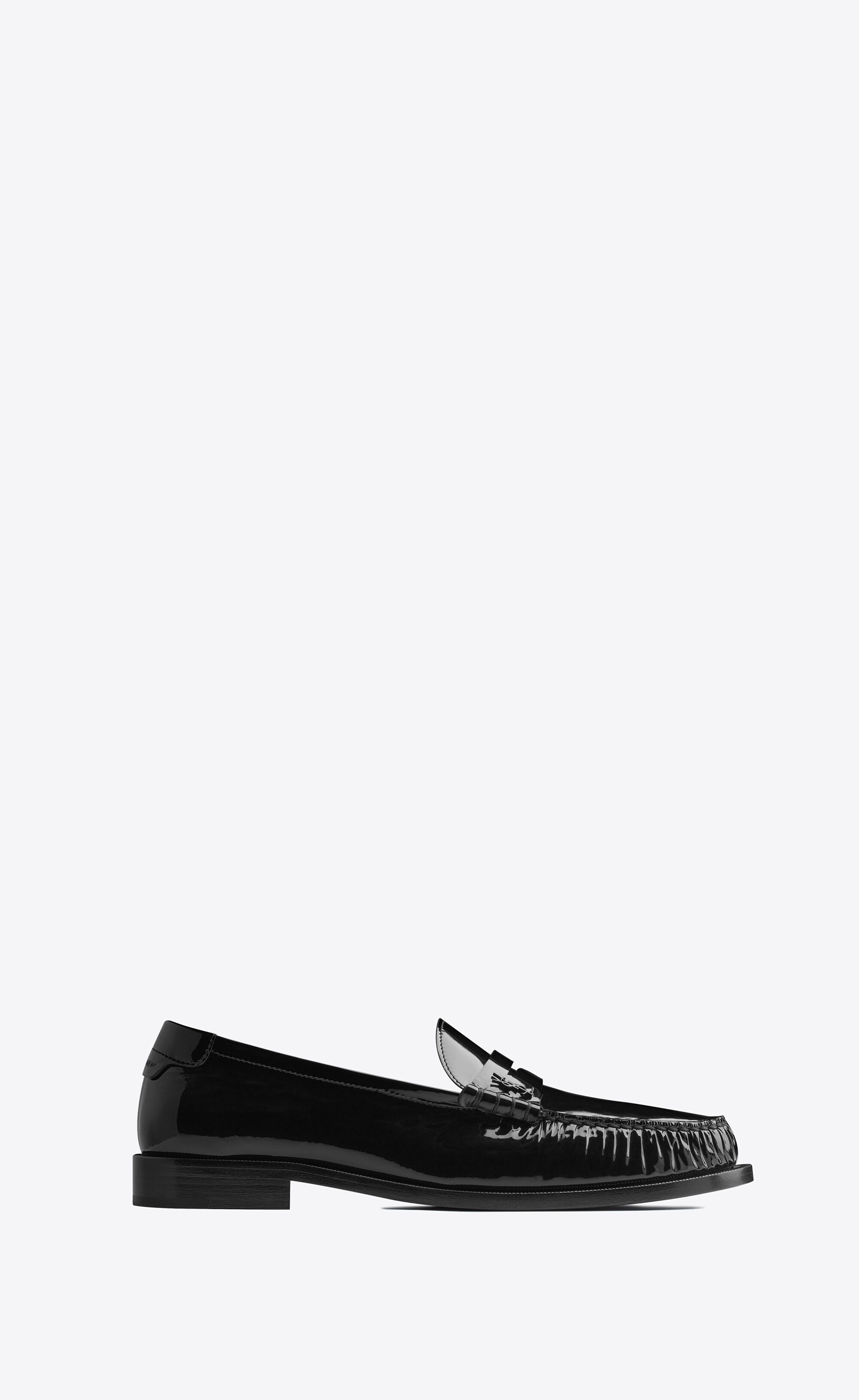 le loafer monogram penny slippers in patent leather - 1